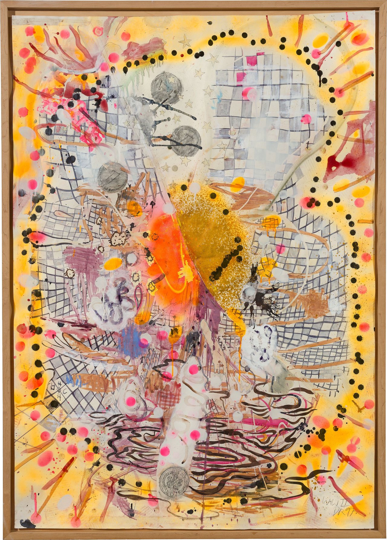 This picture shows the following artwork: Daniel Richter. W + W (Wille und Weg) II. 1997.