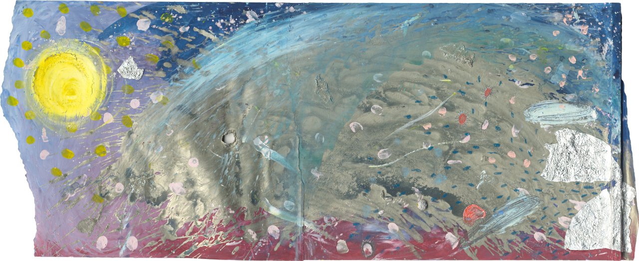 This picture shows the following artwork: Michael Buthe. Untitled. 1983.