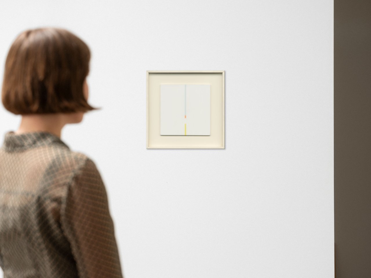 Auf diesem Bild ist das folgende Kunstwerk zu sehen: Antonio Calderara. „Tensione verticale interrotta“. 1967/68.