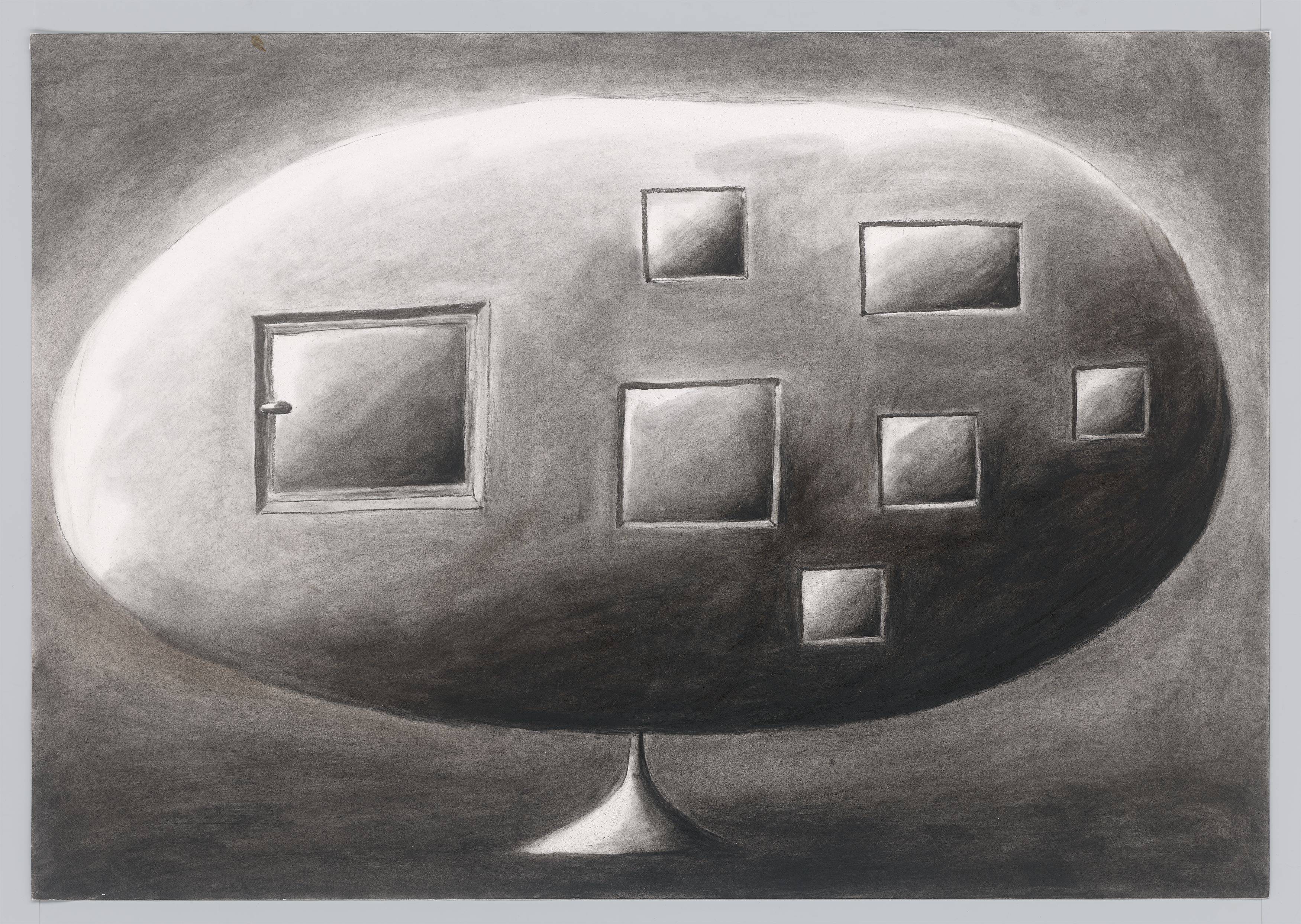 This picture shows the following artwork: Andreas Schulze. ”Haus”. 1989.