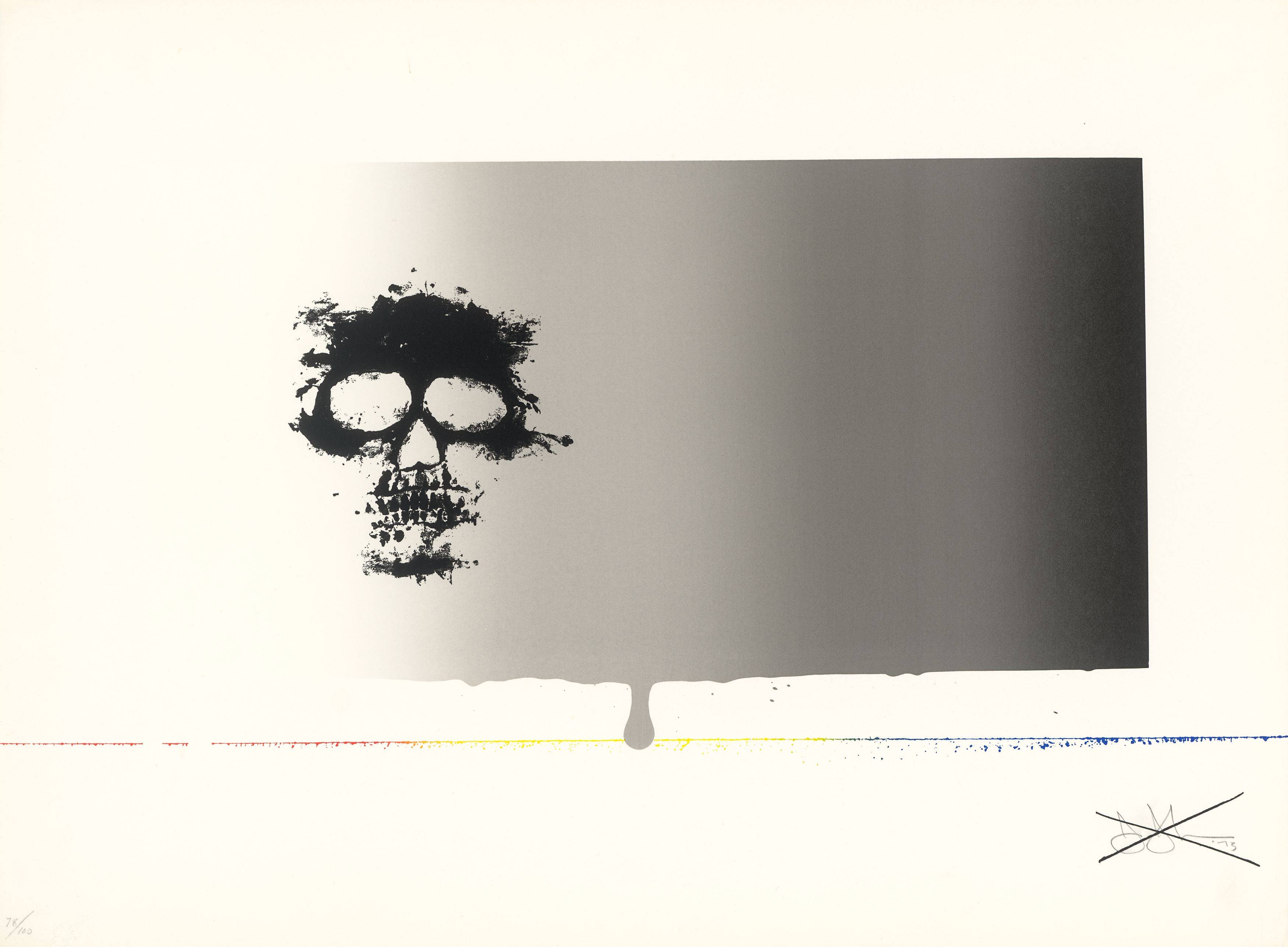 Auf diesem Bild ist das folgende Kunstwerk zu sehen: Jasper Johns. Untitled. 1973.