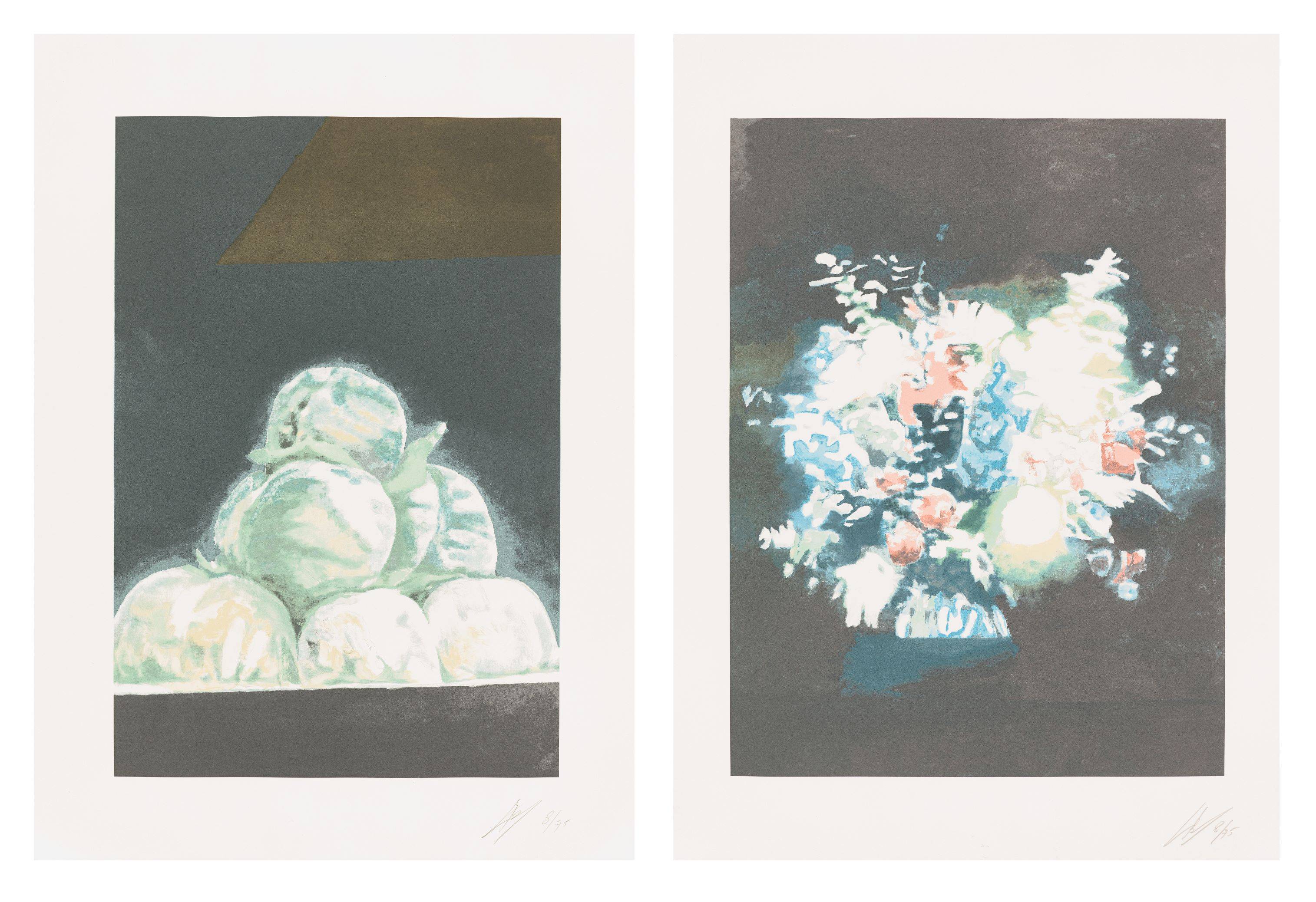 Auf diesem Bild ist das folgende Kunstwerk zu sehen: Luc Tuymans. „Peaches & Technicolor“. 2013.