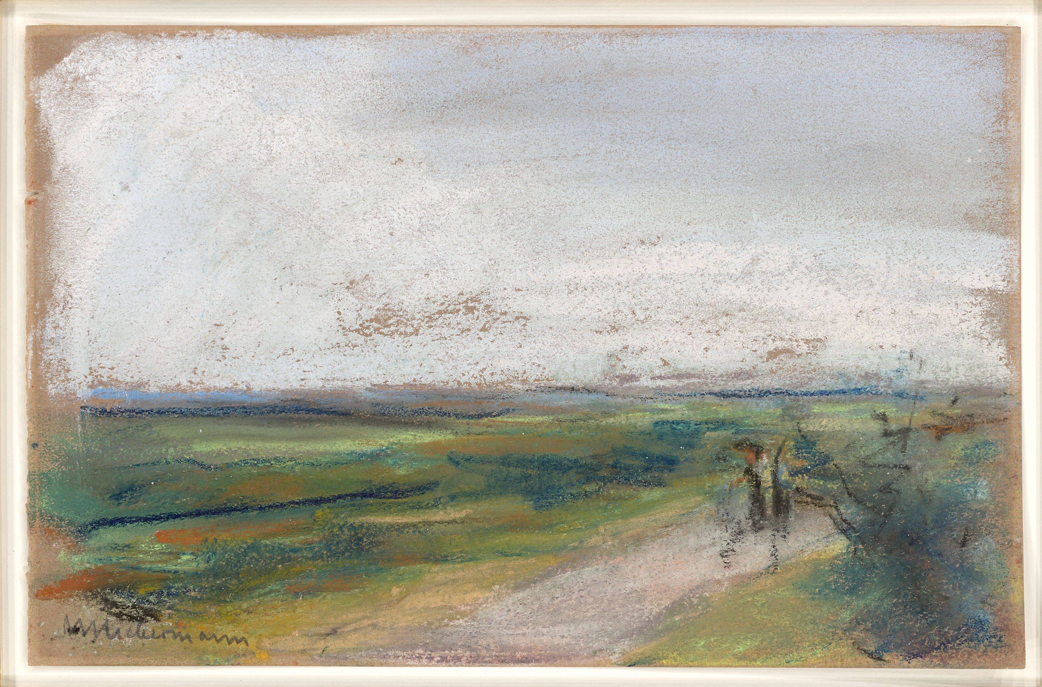This picture shows the following artwork: Max Liebermann. ”Landschaft (Noordwijk aan Zee)”. Circa 1910.