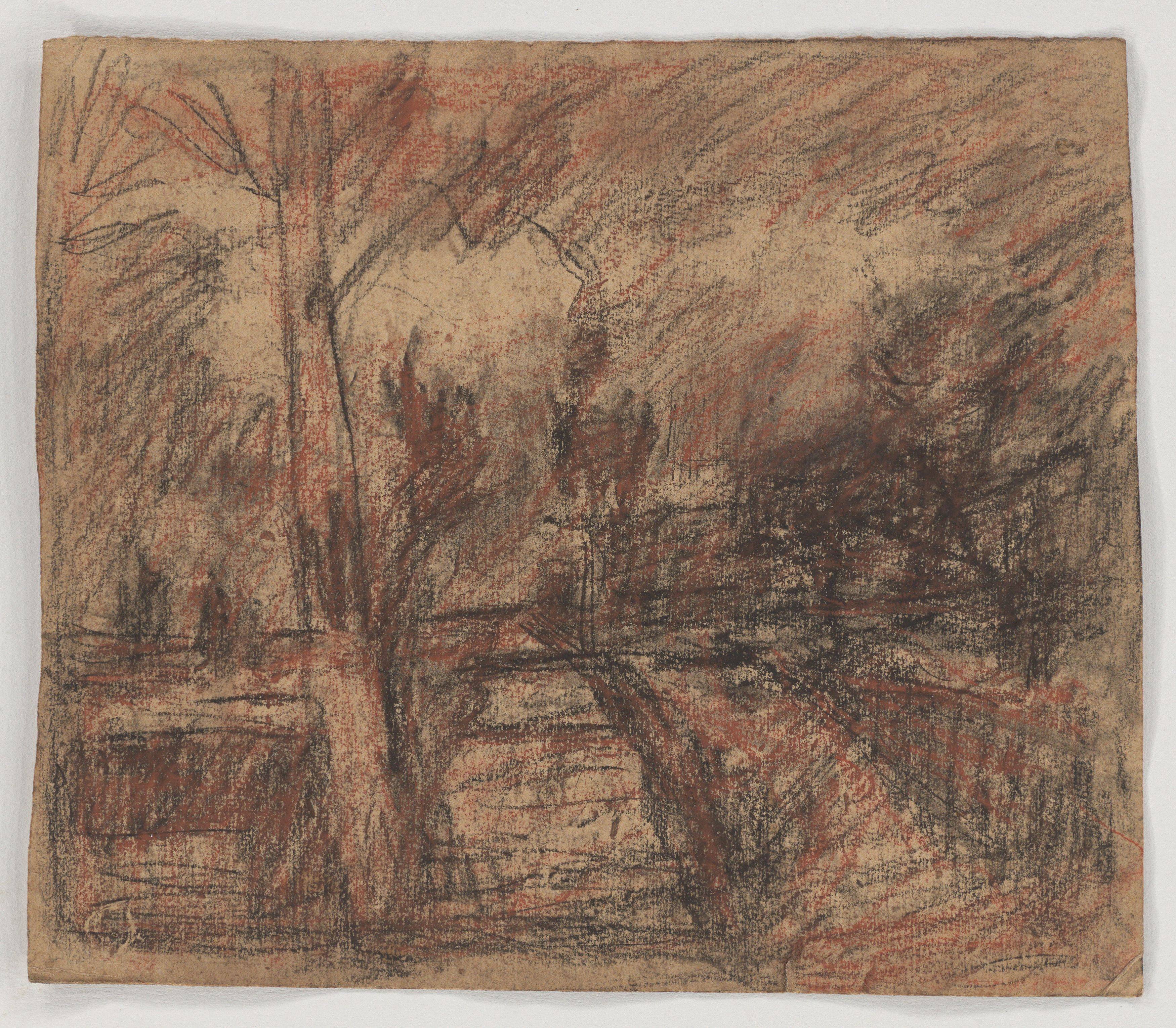 This picture shows the following artwork: Otto Modersohn. Moorlands with canal. Circa 1936.