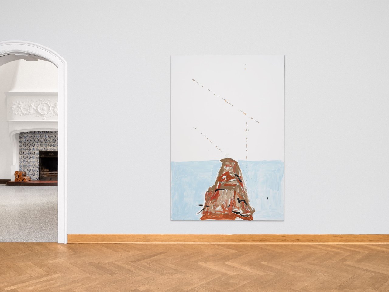 This picture shows the following artwork: Richard Aldrich. ”Untitled Painting”. 2010.