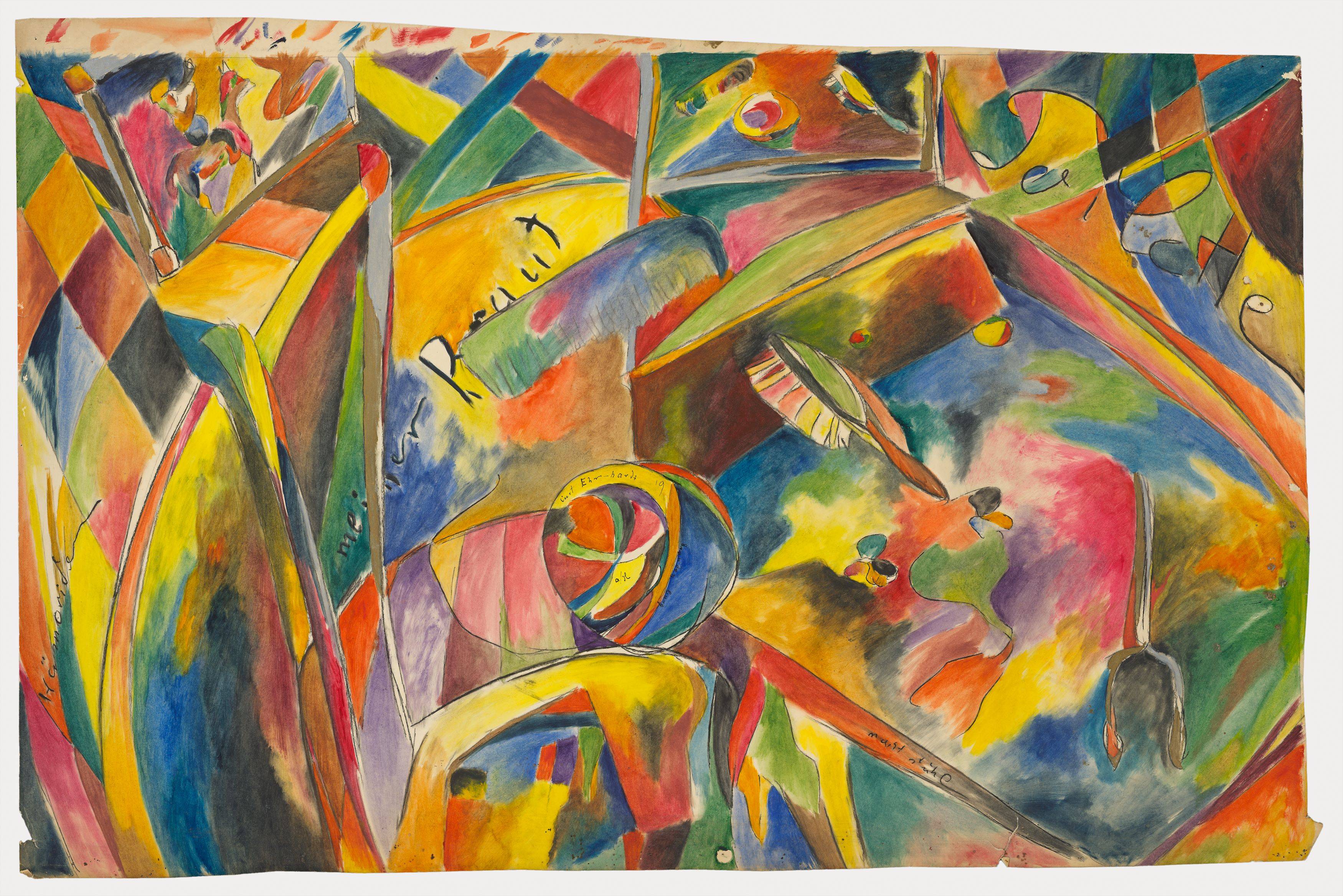This picture shows the following artwork: Curt Ehrhardt. ”Meiner Braut”. 1919.