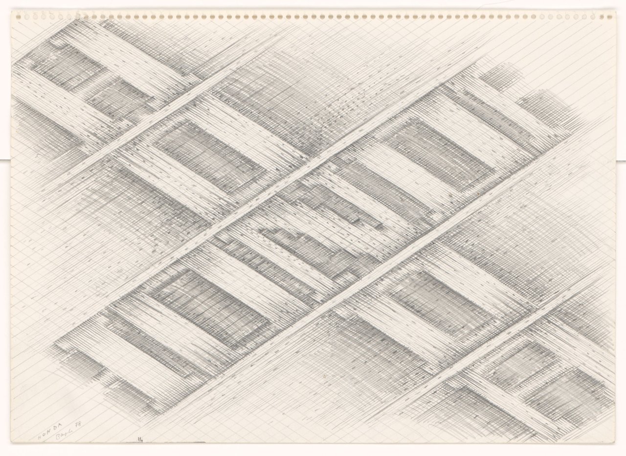 This picture shows the following artwork: Thomas Bayrle. ”HONDA”. 1978.