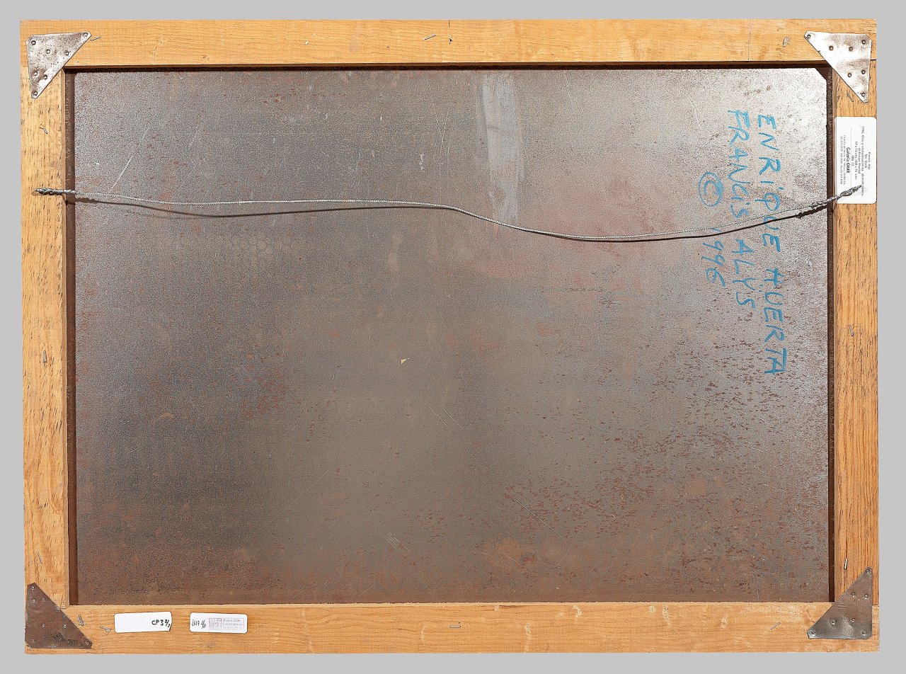 Auf diesem Bild ist das folgende Kunstwerk zu sehen: Francis Alÿs. „The Liar, the Copy of the Liar“. 1996.