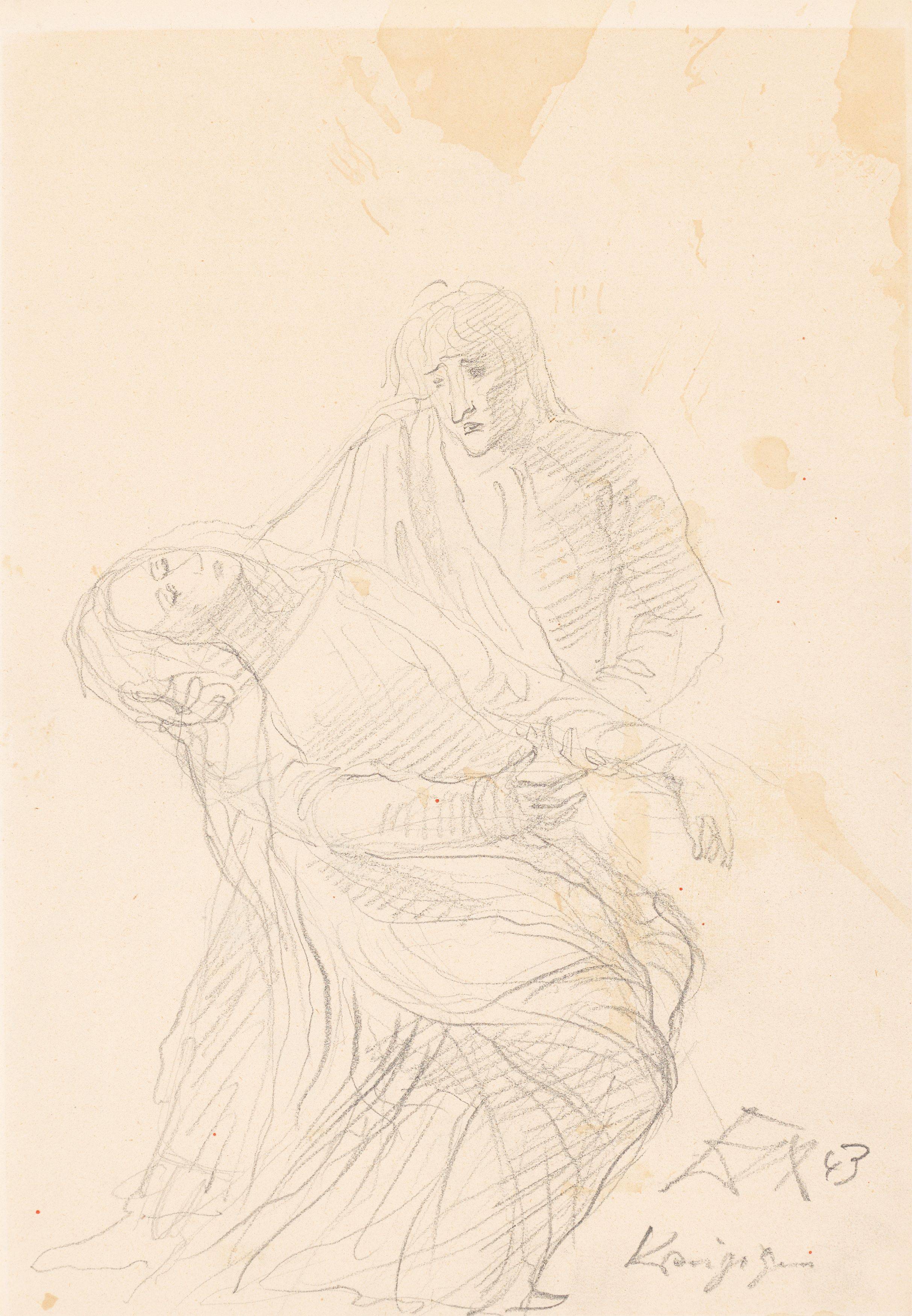 This picture shows the following artwork: Otto Dix. ”Kreuzigung”. 1943.