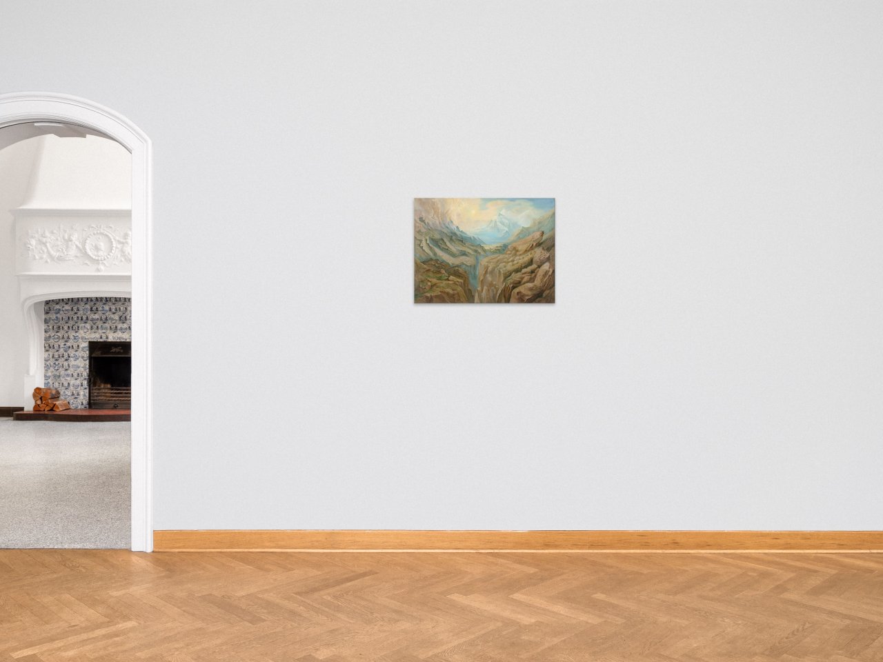 Auf diesem Bild ist das folgende Kunstwerk zu sehen: Otto Dix. „Am Julierpass“. 1936.