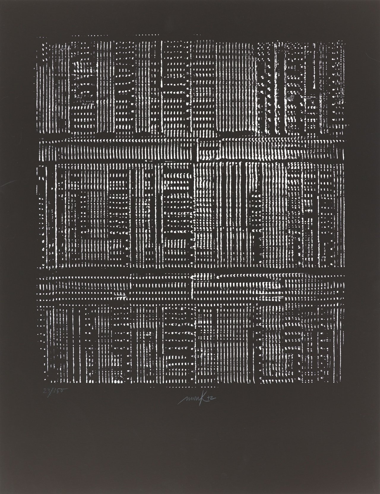 This picture shows the following artwork:  Portfolio. ”MAUSER 1973”. 1973.