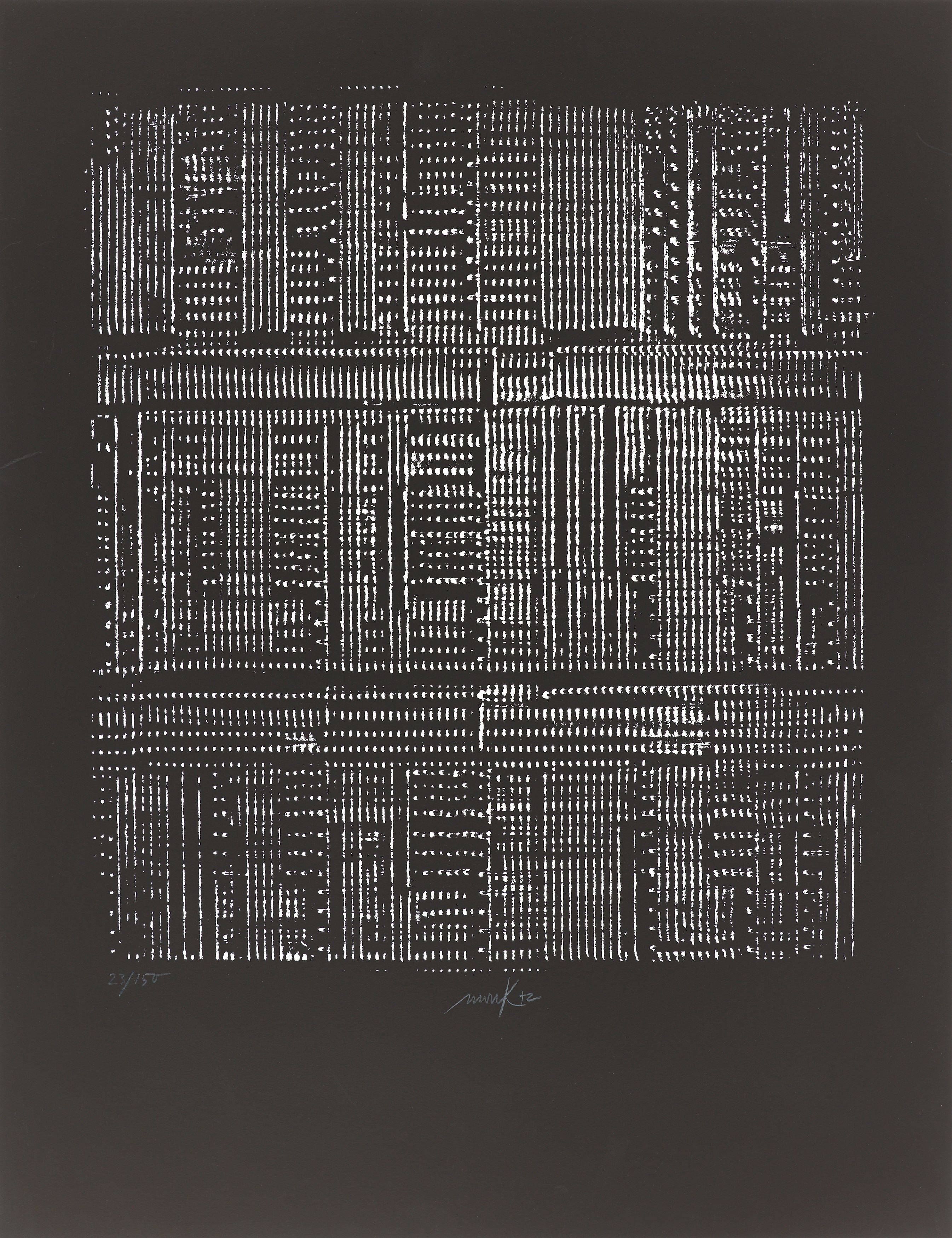 This picture shows the following artwork:  Portfolio. ”MAUSER 1973”. 1973.