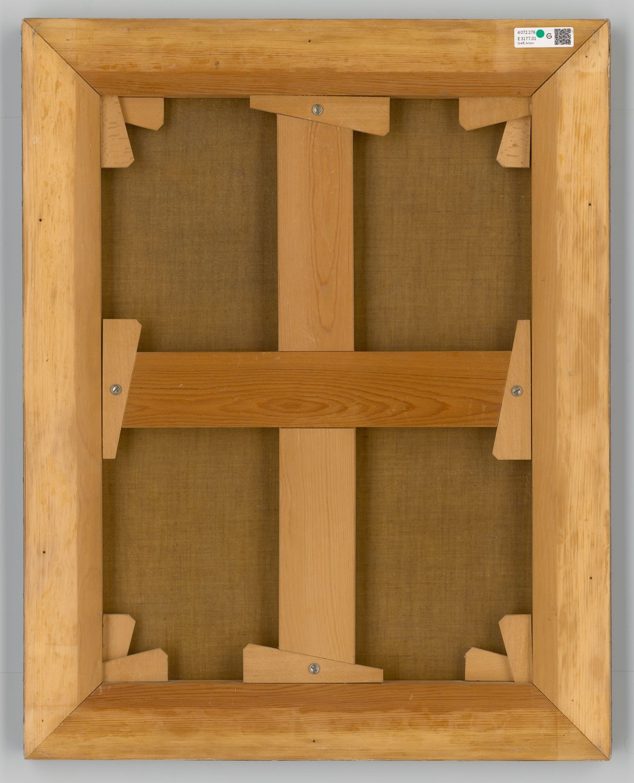 Auf diesem Bild ist das folgende Kunstwerk zu sehen: Anton Graff. Porträt einer jungen Dame (die Künstlerin Dora Stock). Um 1785.