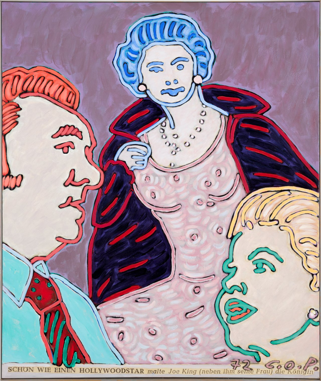 This picture shows the following artwork: C.O. Paeffgen. Schön wie ein Hollywoodstar. 1972 .