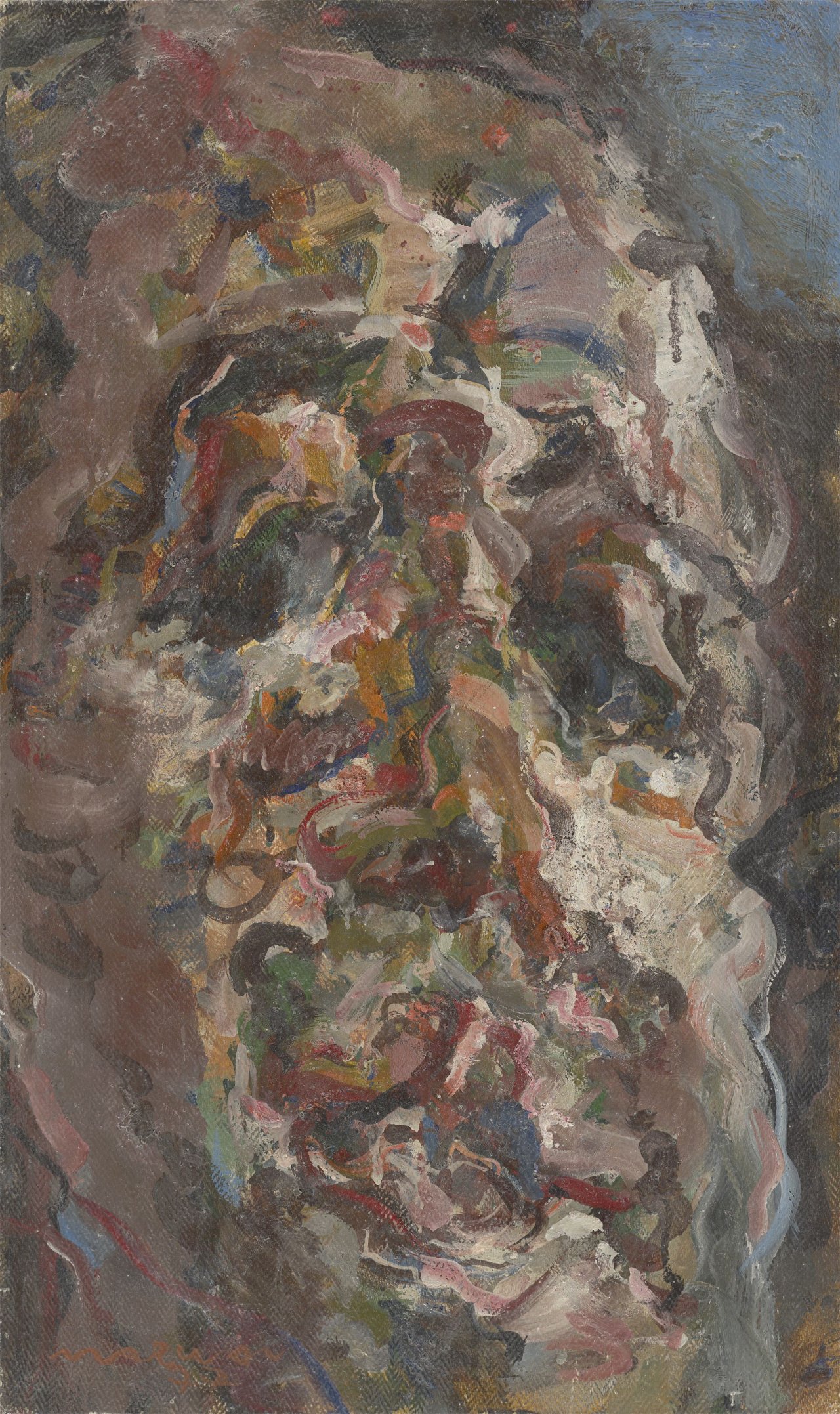 This picture shows the following artwork:  Marwan. Untitled. 1977.