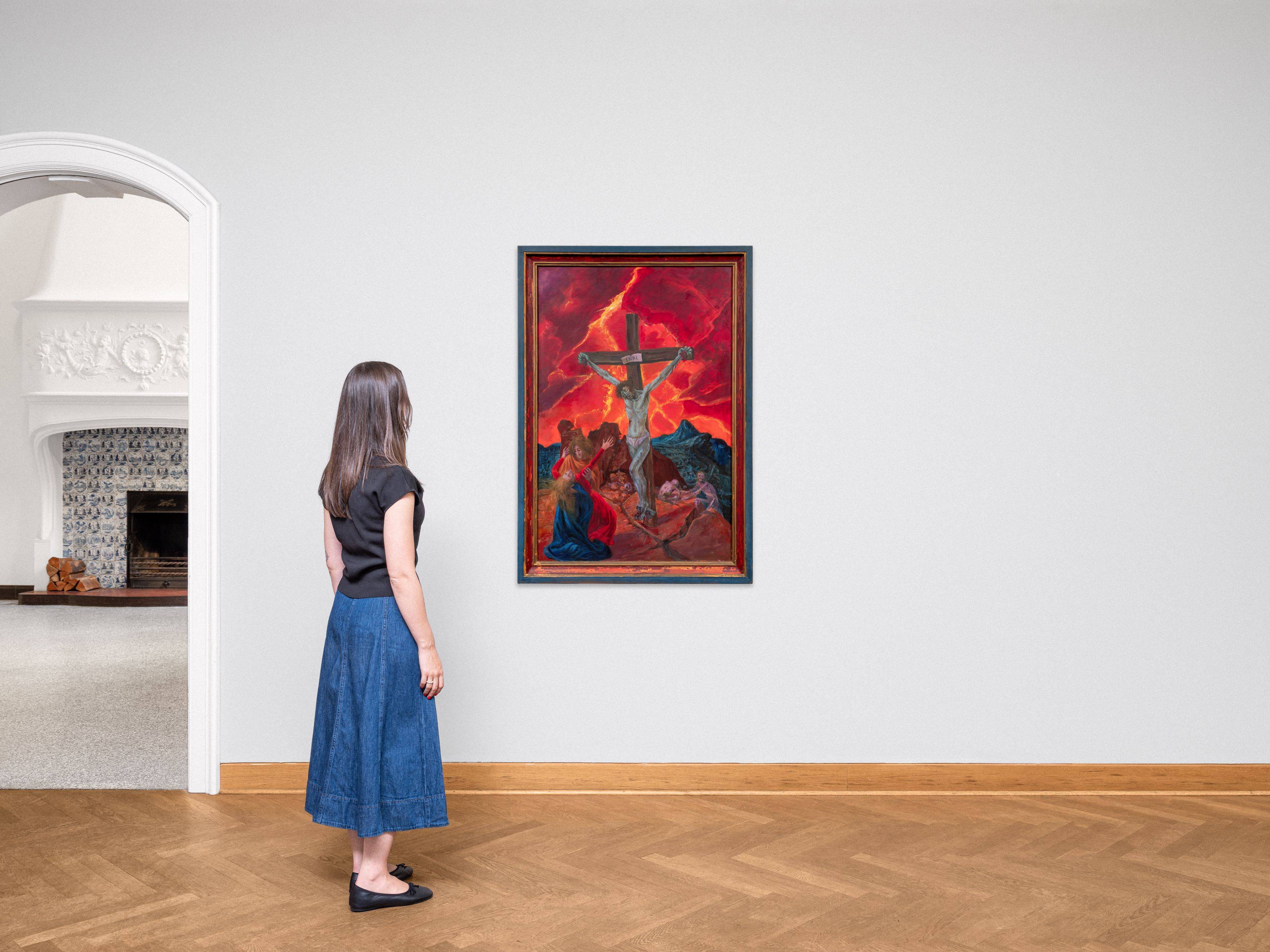 Auf diesem Bild ist das folgende Kunstwerk zu sehen: Otto Dix. „Kreuzigung“. 1943.