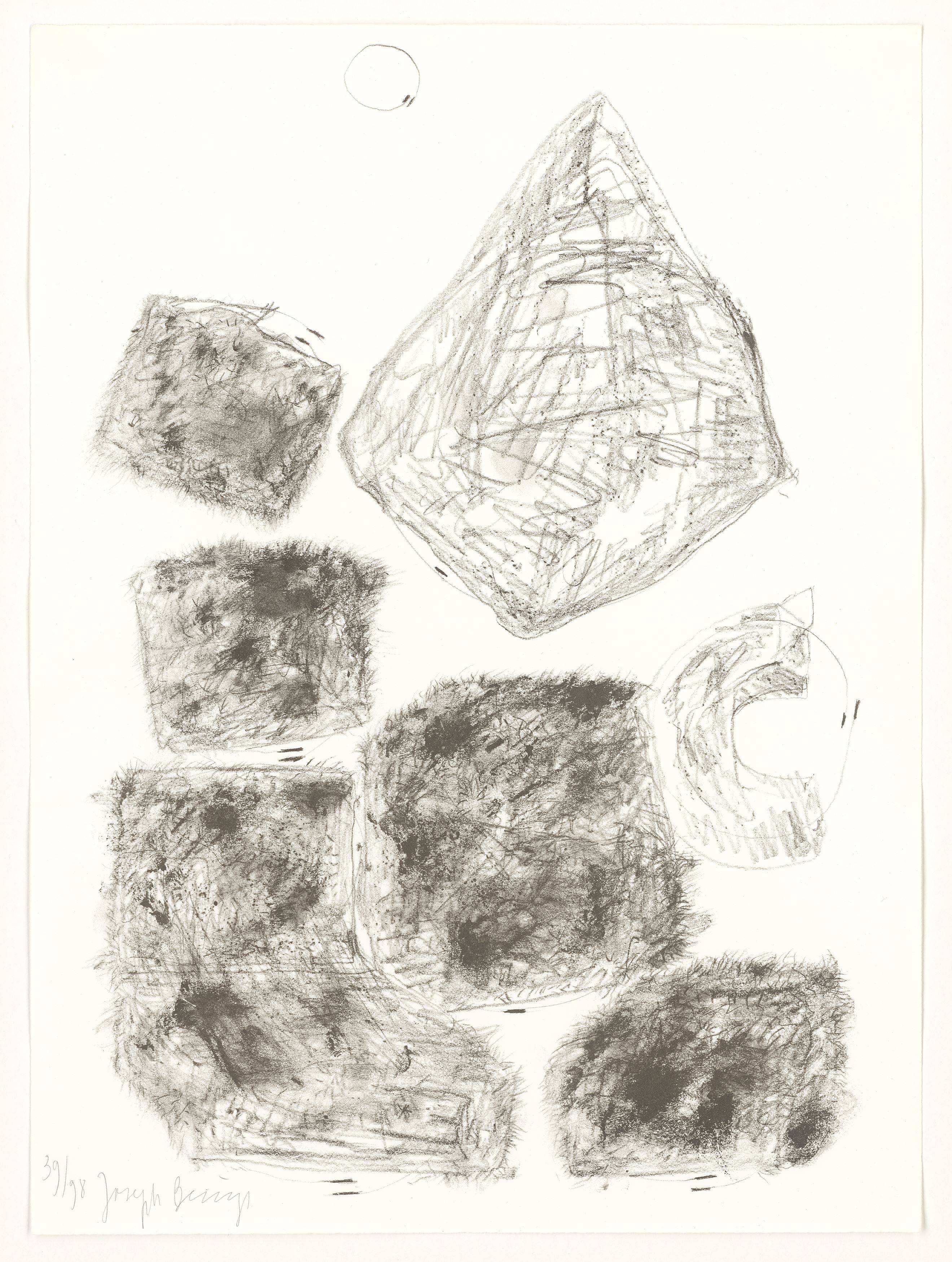 This picture shows the following artwork: Joseph Beuys. From: ”Spur II”. 1977.