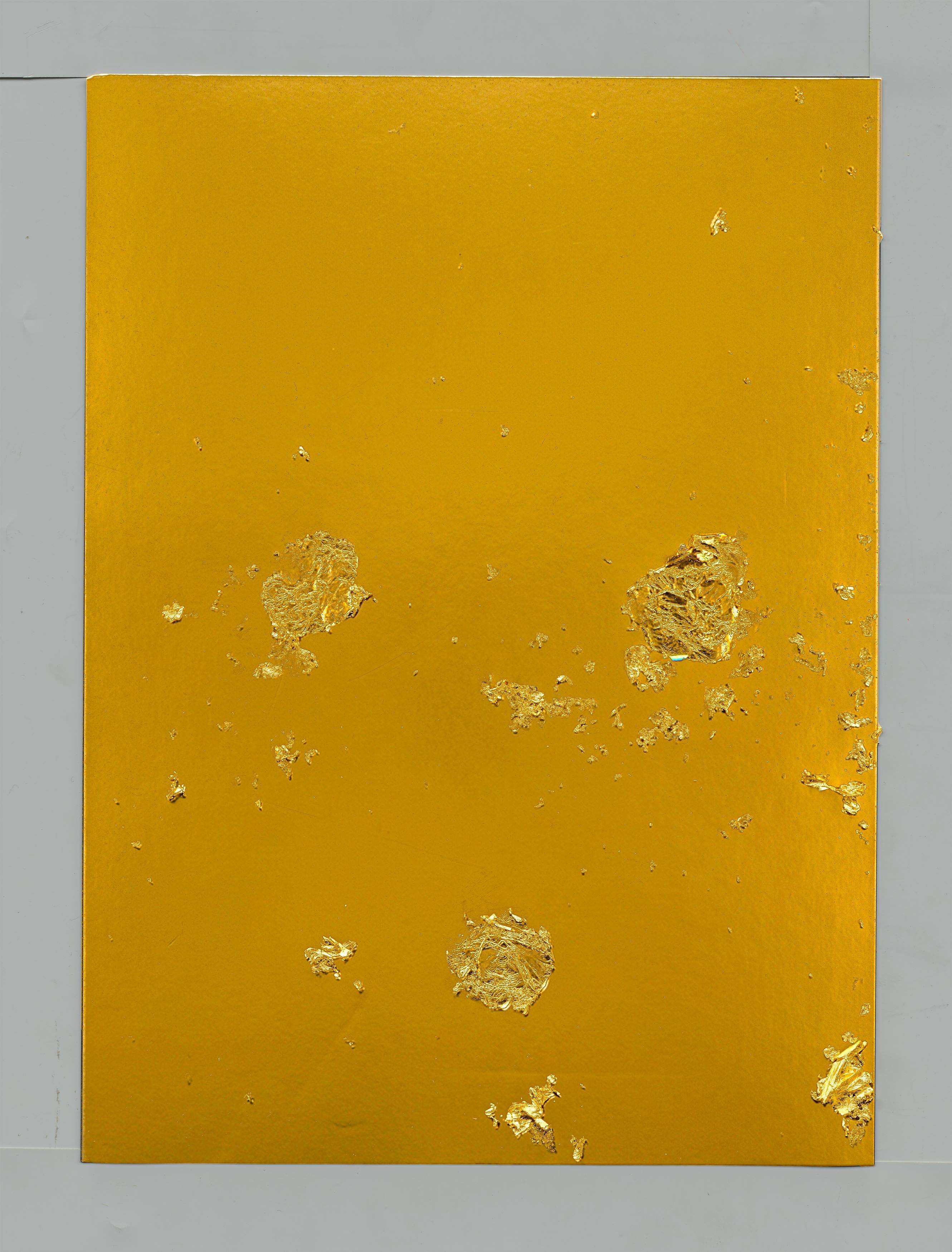 Auf diesem Bild ist das folgende Kunstwerk zu sehen: Yves Klein. „Monochrome und Feuer“. 1961.