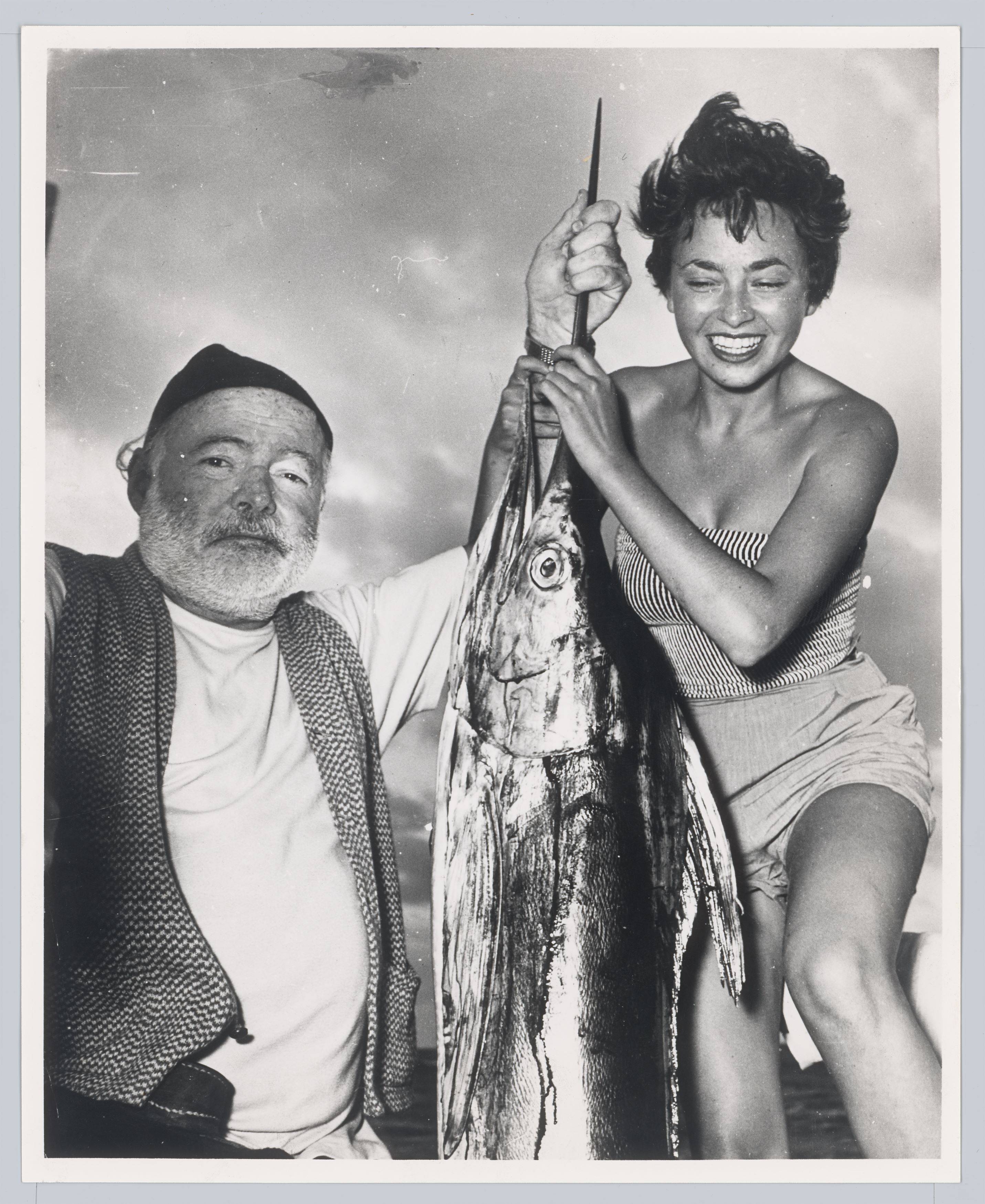 This picture shows the following artwork: Inge Feltrinelli. Ernest Hemingway & Inge Feltrinelli. 1953.