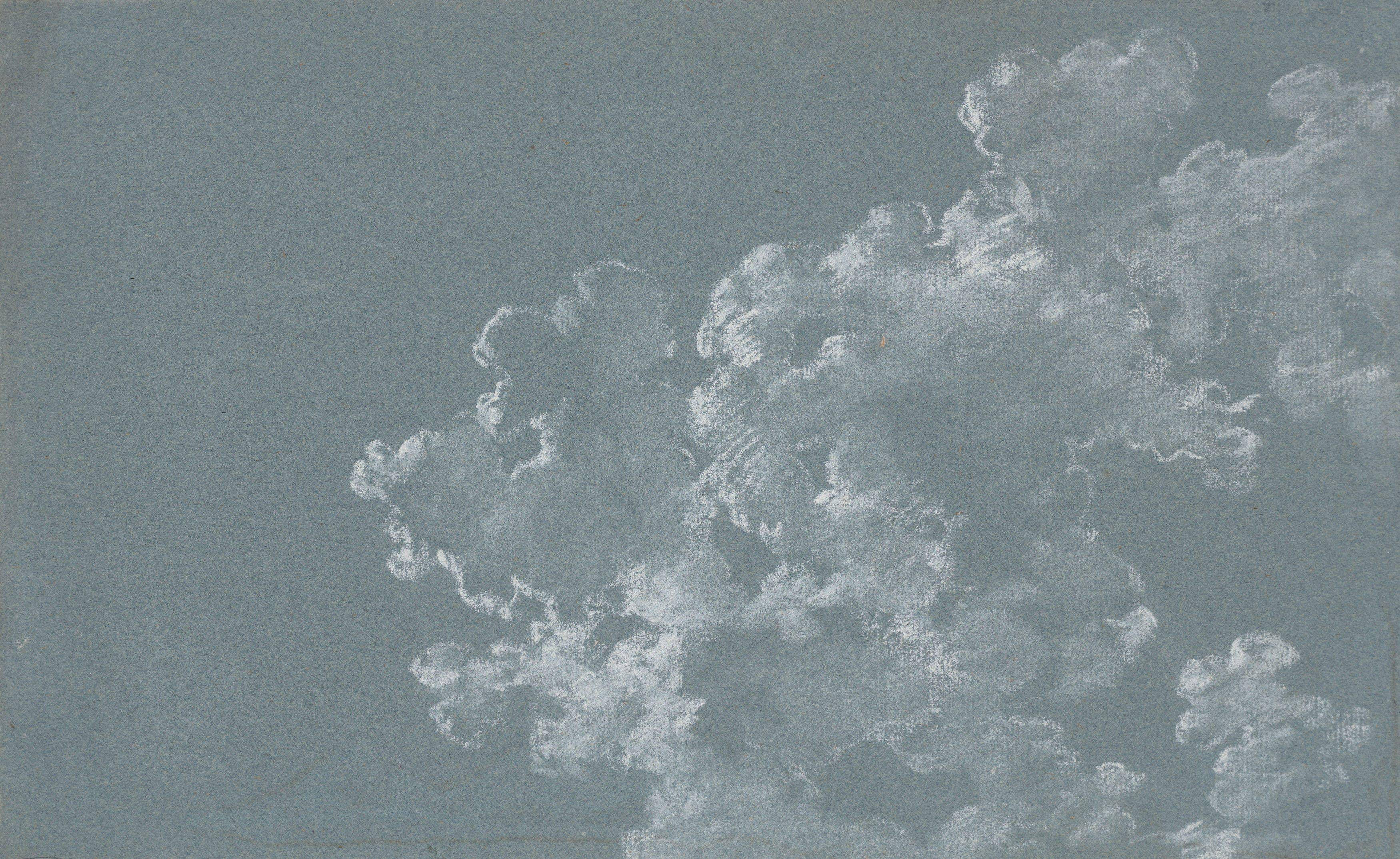 Auf diesem Bild ist das folgende Kunstwerk zu sehen: Johann Georg von Dillis. Wolkenstudie. Wohl um 1815/29.