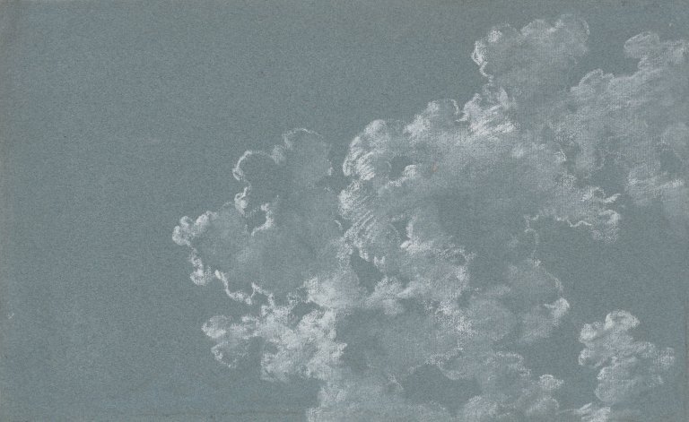 This picture shows the following artwork: Johann Georg von Dillis. Cloud study. Presumably circa 1815/29.