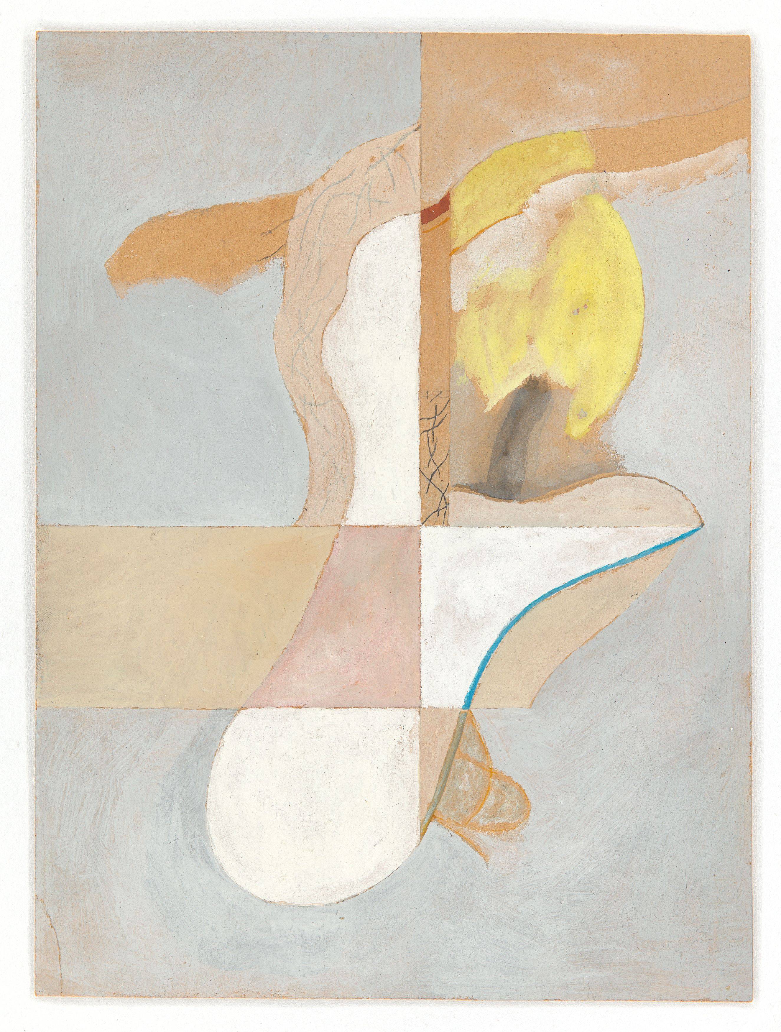 This picture shows the following artwork: Carl Buchheister. ”Komposition P 41a/1950”. 1950.