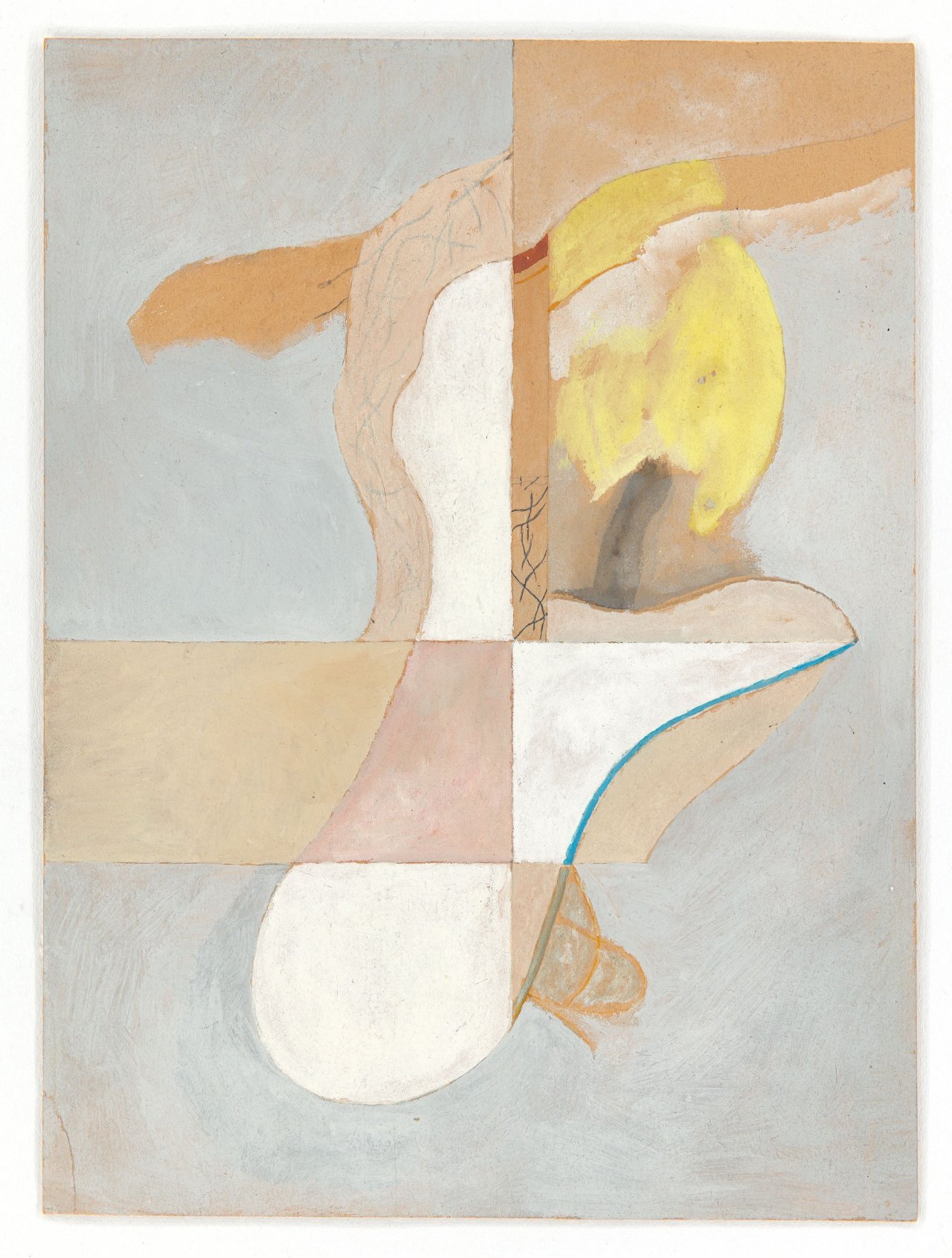 This picture shows the following artwork: Carl Buchheister. ”Komposition P 41a/1950”. 1950.