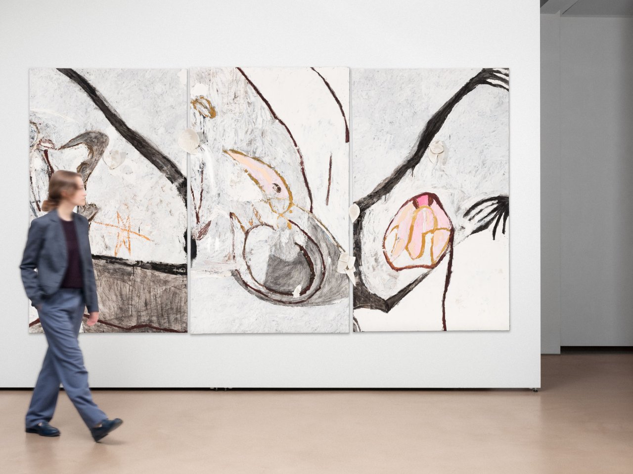 This picture shows the following artwork: Mimmo Paladino. Untitled. 1981.