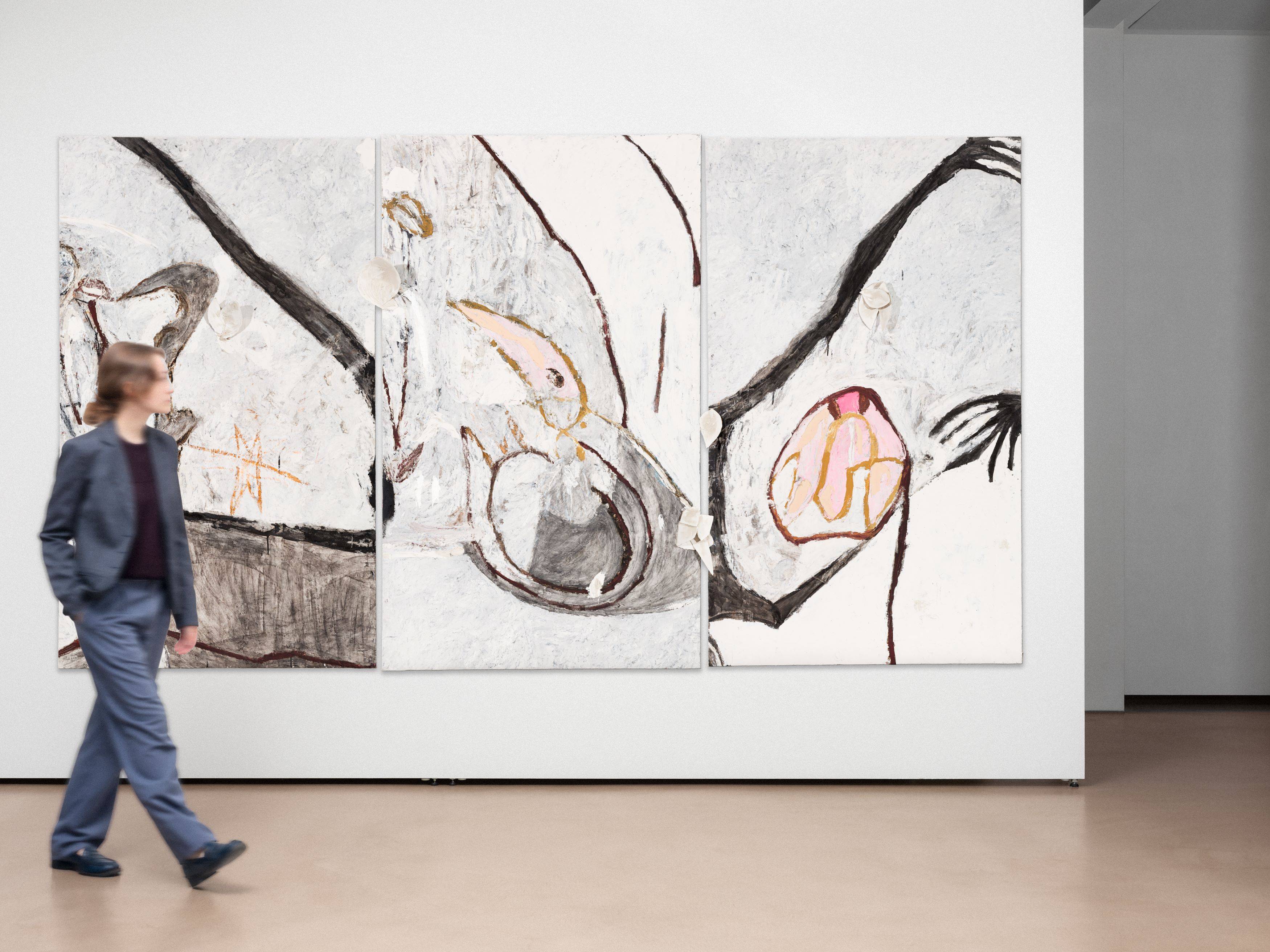 This picture shows the following artwork: Mimmo Paladino. Untitled. 1981.