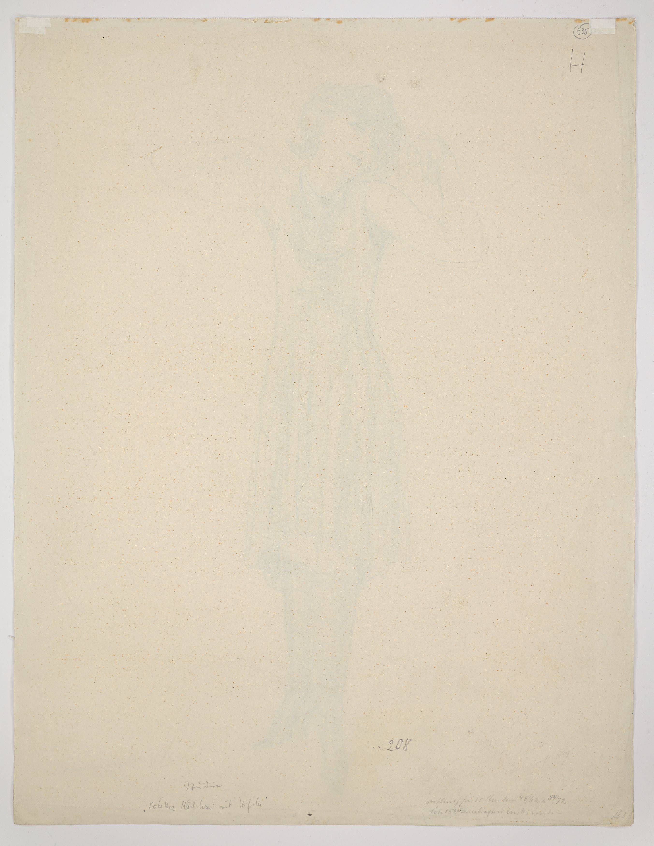 Auf diesem Bild ist das folgende Kunstwerk zu sehen: Rudolf Schlichter. Stehende in Knöpfstiefeln (Speedy). 1927/28.