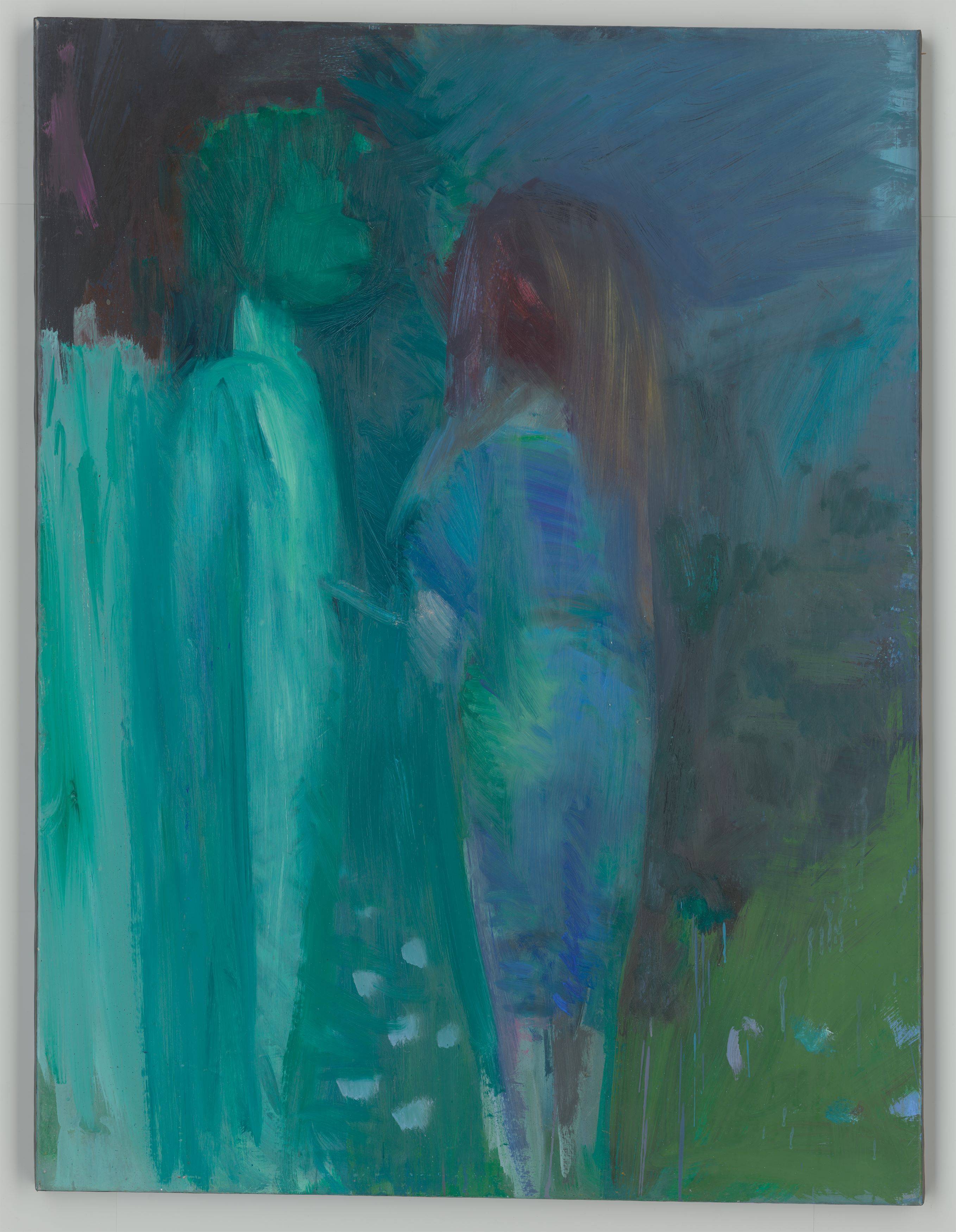 This picture shows the following artwork: Siegfried Anzinger. Children. 1991.