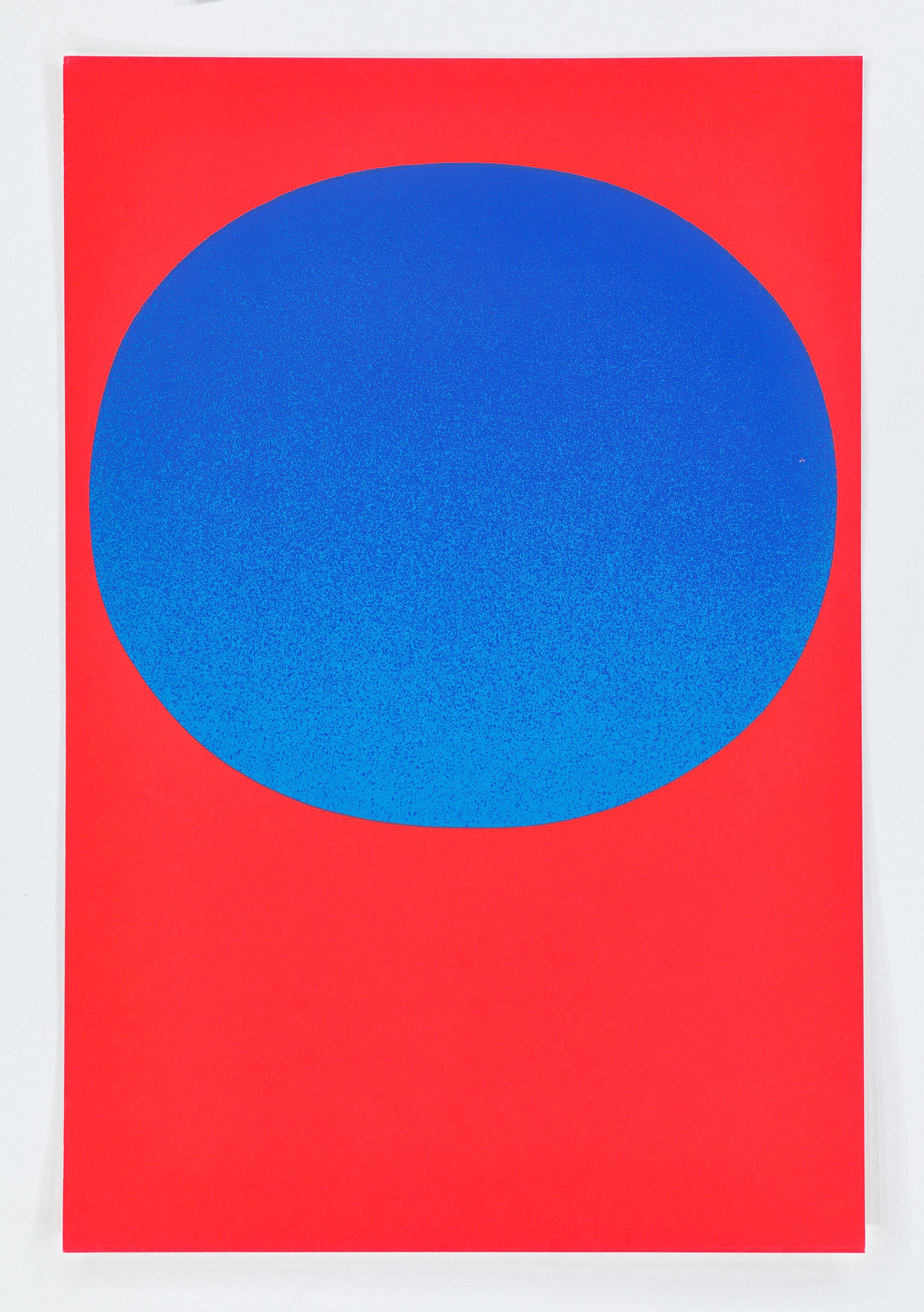 Auf diesem Bild ist das folgende Kunstwerk zu sehen: Rupprecht Geiger. „Geiger – Modulation“. 1969.