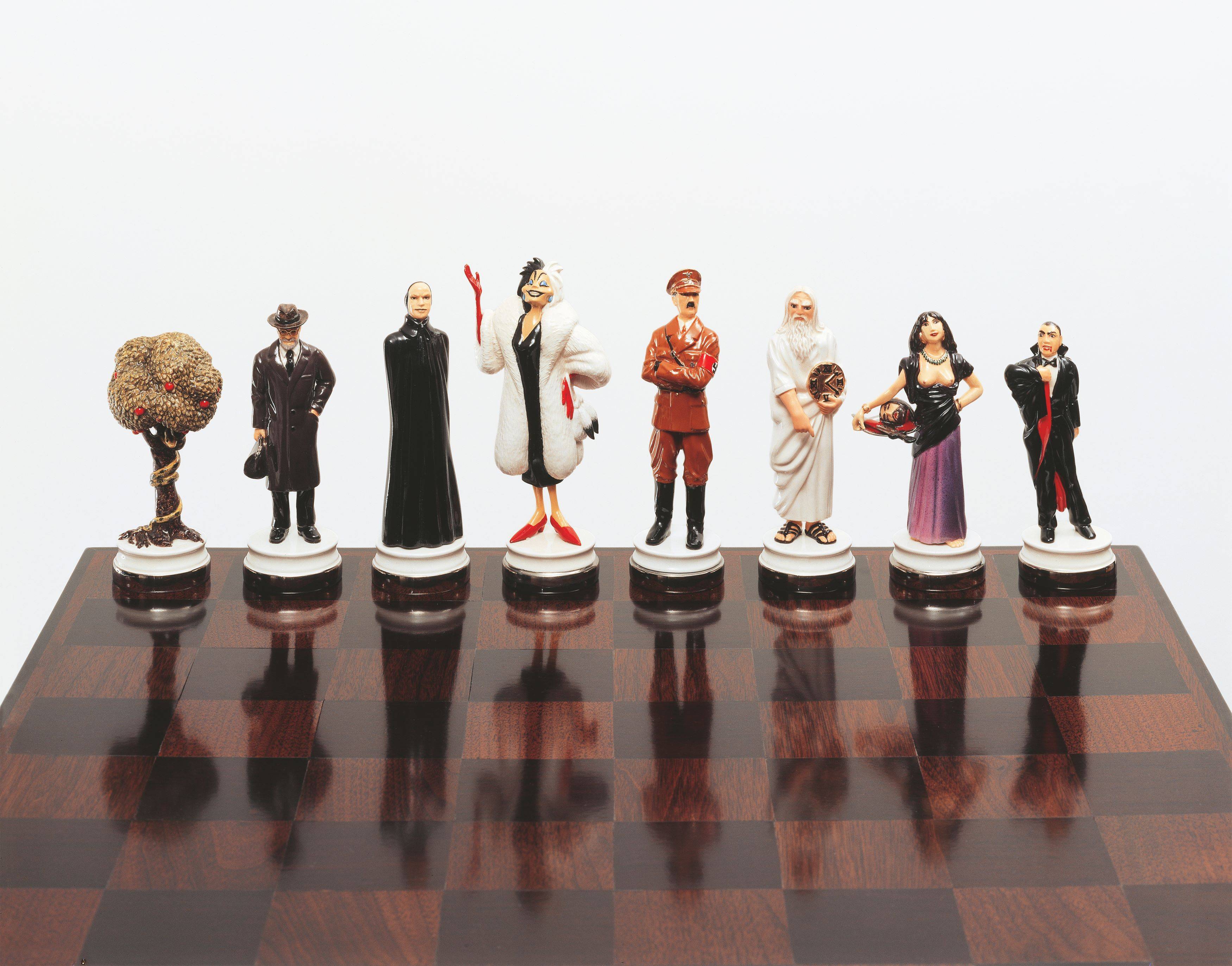 Auf diesem Bild ist das folgende Kunstwerk zu sehen: Maurizio Cattelan. Ohne Titel (Good Versus Evil). 2003.