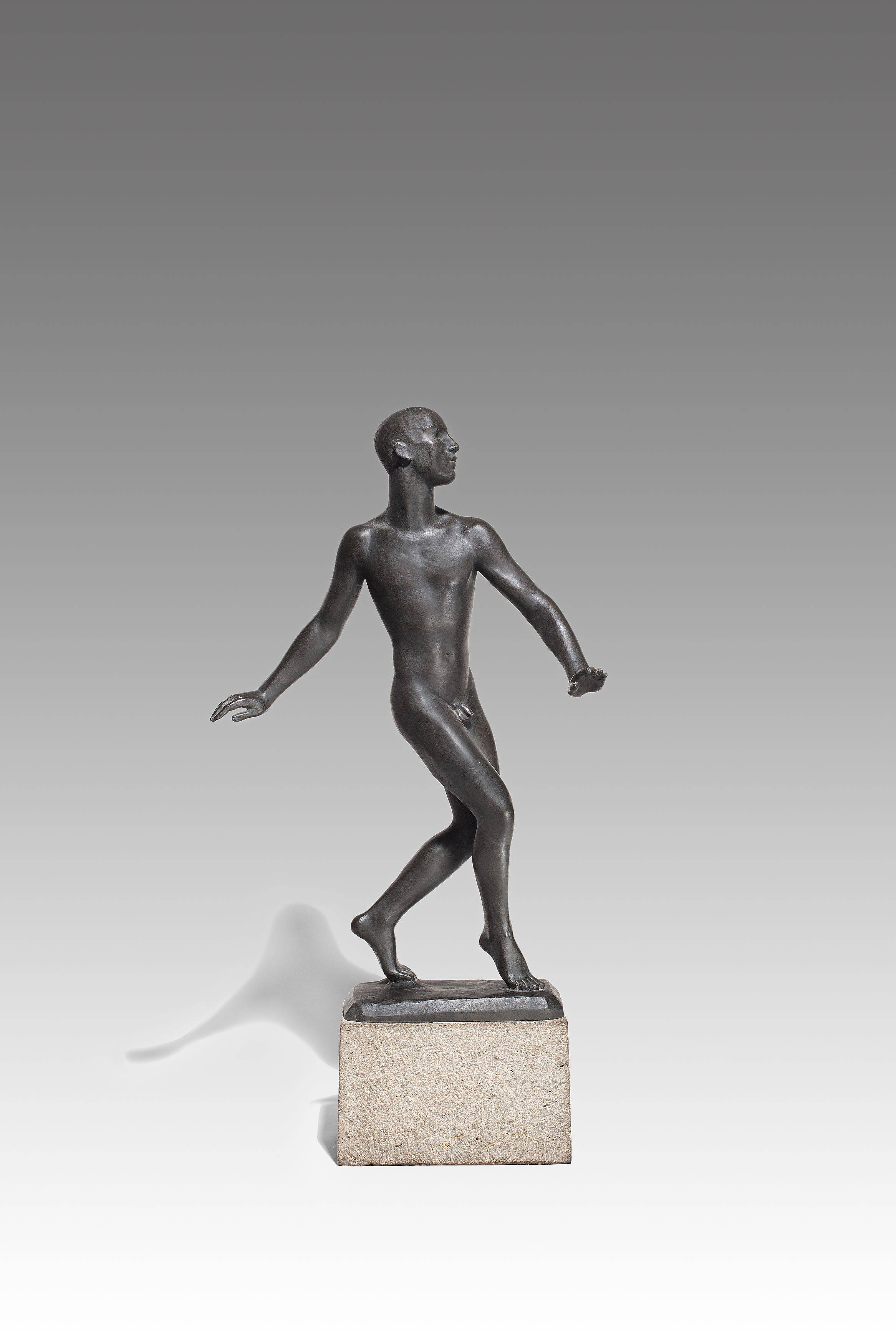 This picture shows the following artwork: Georg Kolbe. ”Tänzer Nijinsky”. 1913/19.