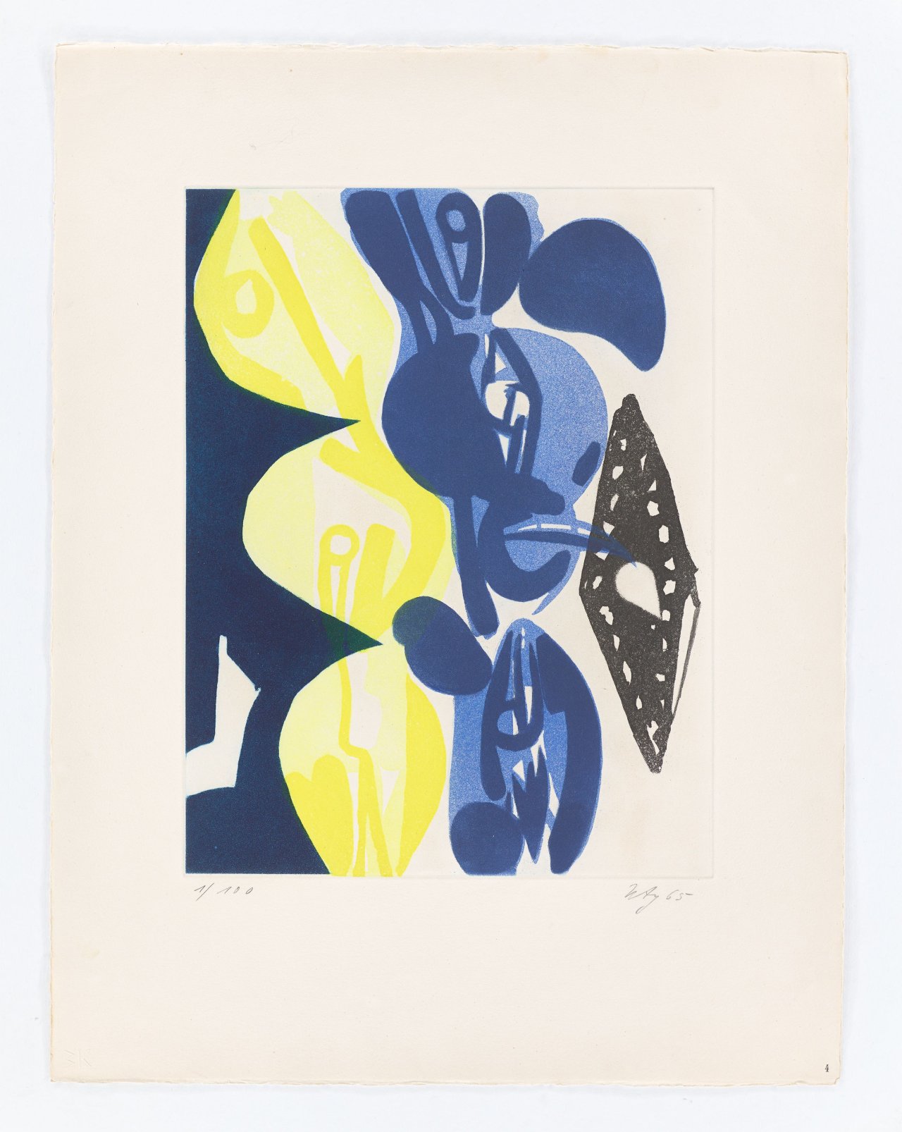 Auf diesem Bild ist das folgende Kunstwerk zu sehen: Ernst Wilhelm Nay. „Sechs Aquatinten“. 1965.