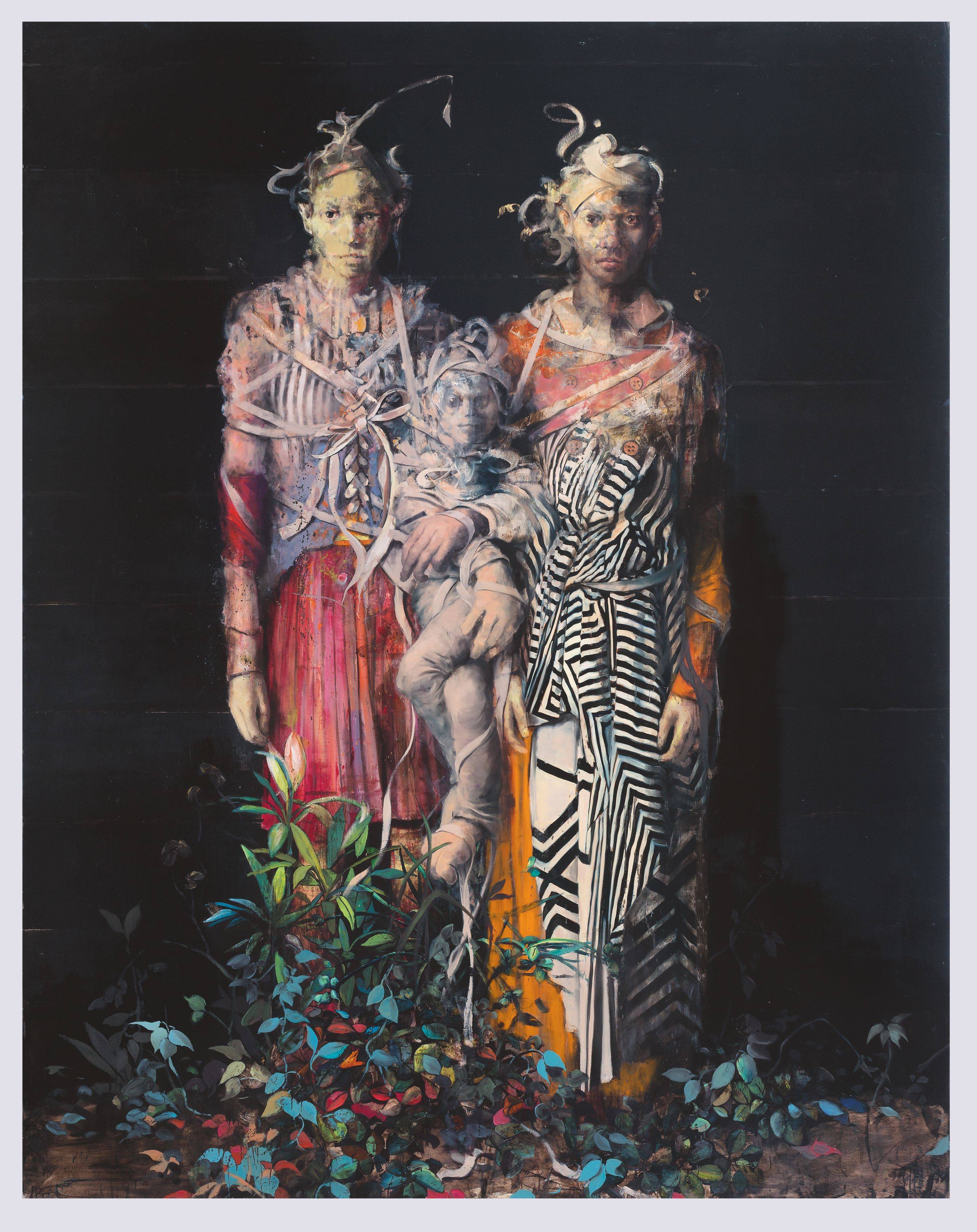 This picture shows the following artwork: Jonas Burgert. ”Leis”. 2016.