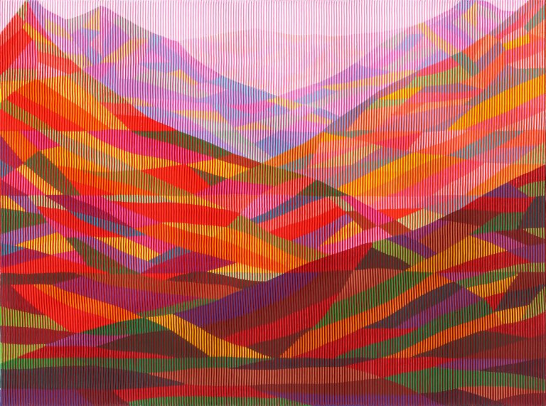 This picture shows the following artwork: ”In die Ferne Schweiftender Blick”. 2010.