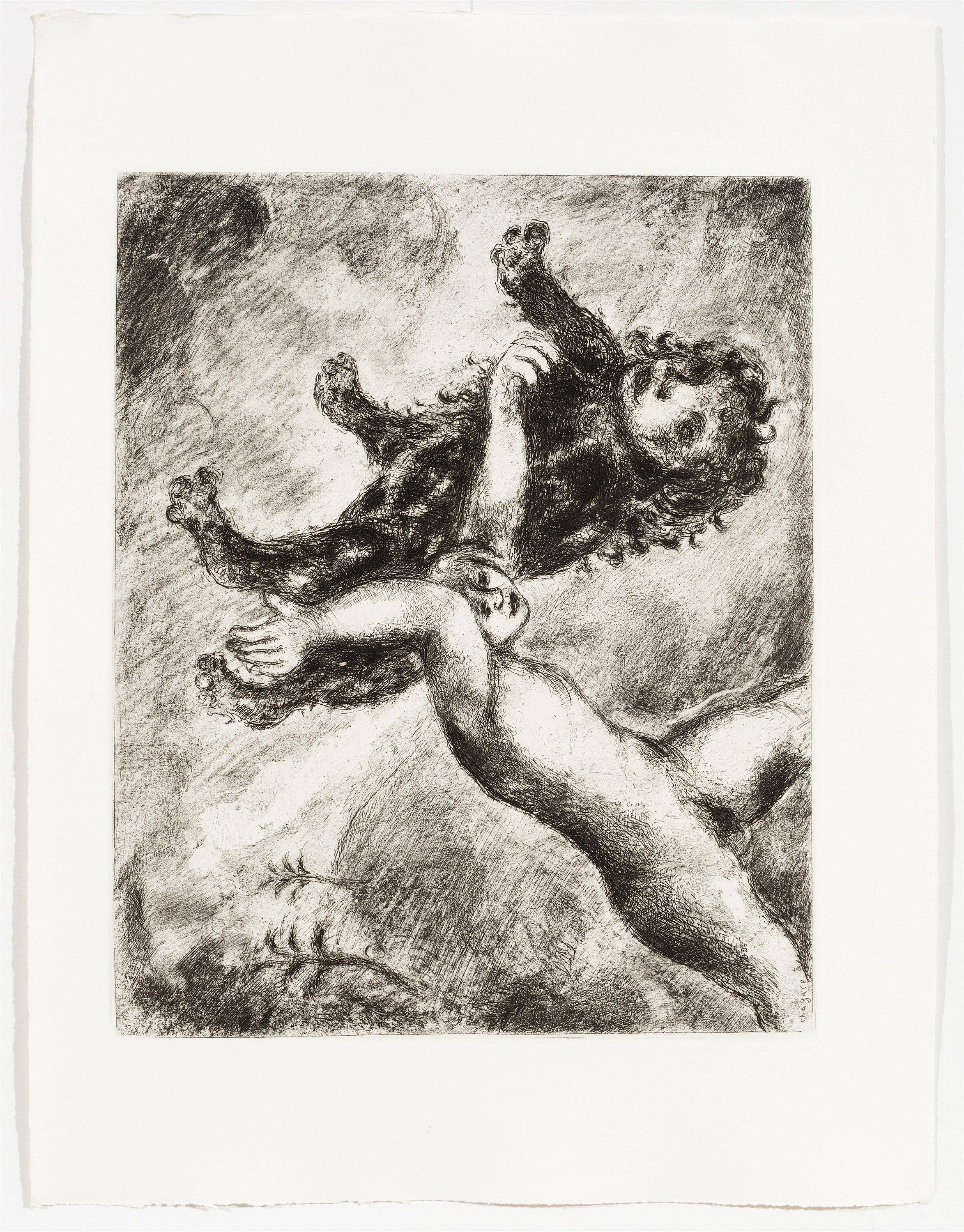Auf diesem Bild ist das folgende Kunstwerk zu sehen: Marc Chagall. „Bible“. 1956.
