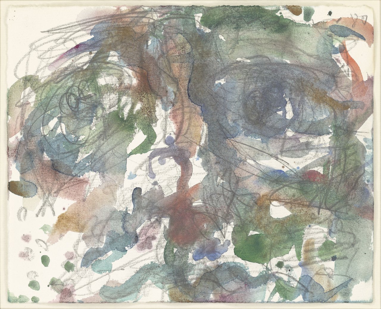 This picture shows the following artwork:  Marwan. Untitled. 1980.