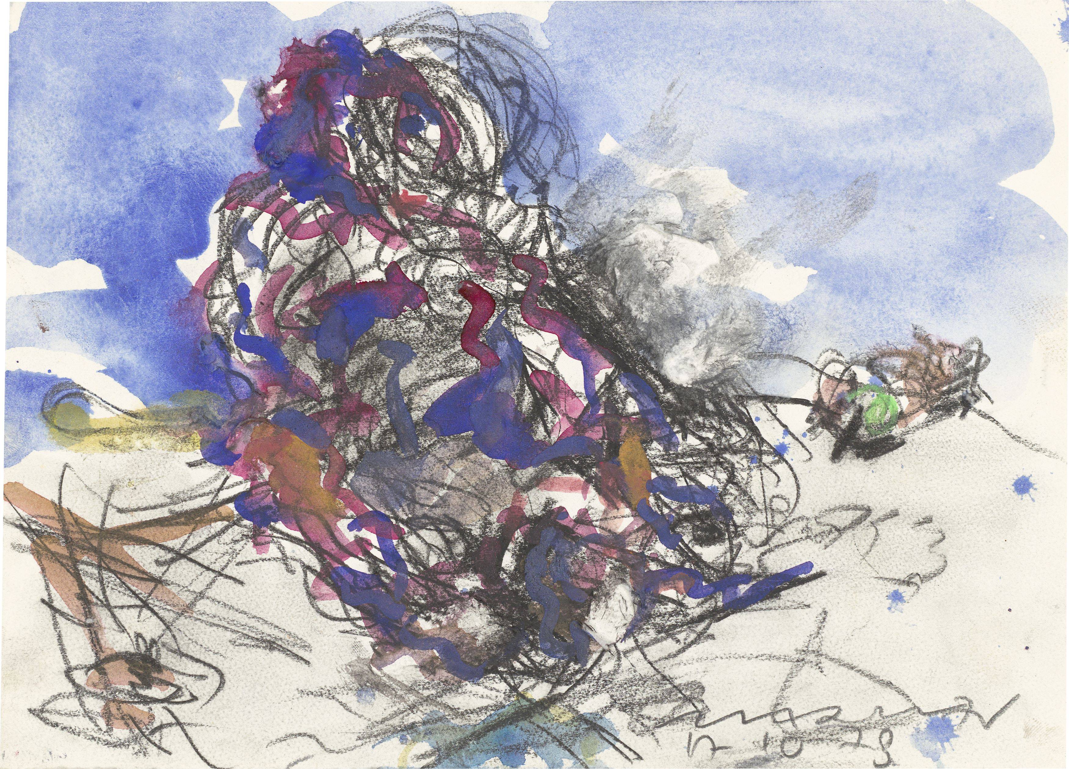 This picture shows the following artwork:  Marwan. Untitled. 1978.
