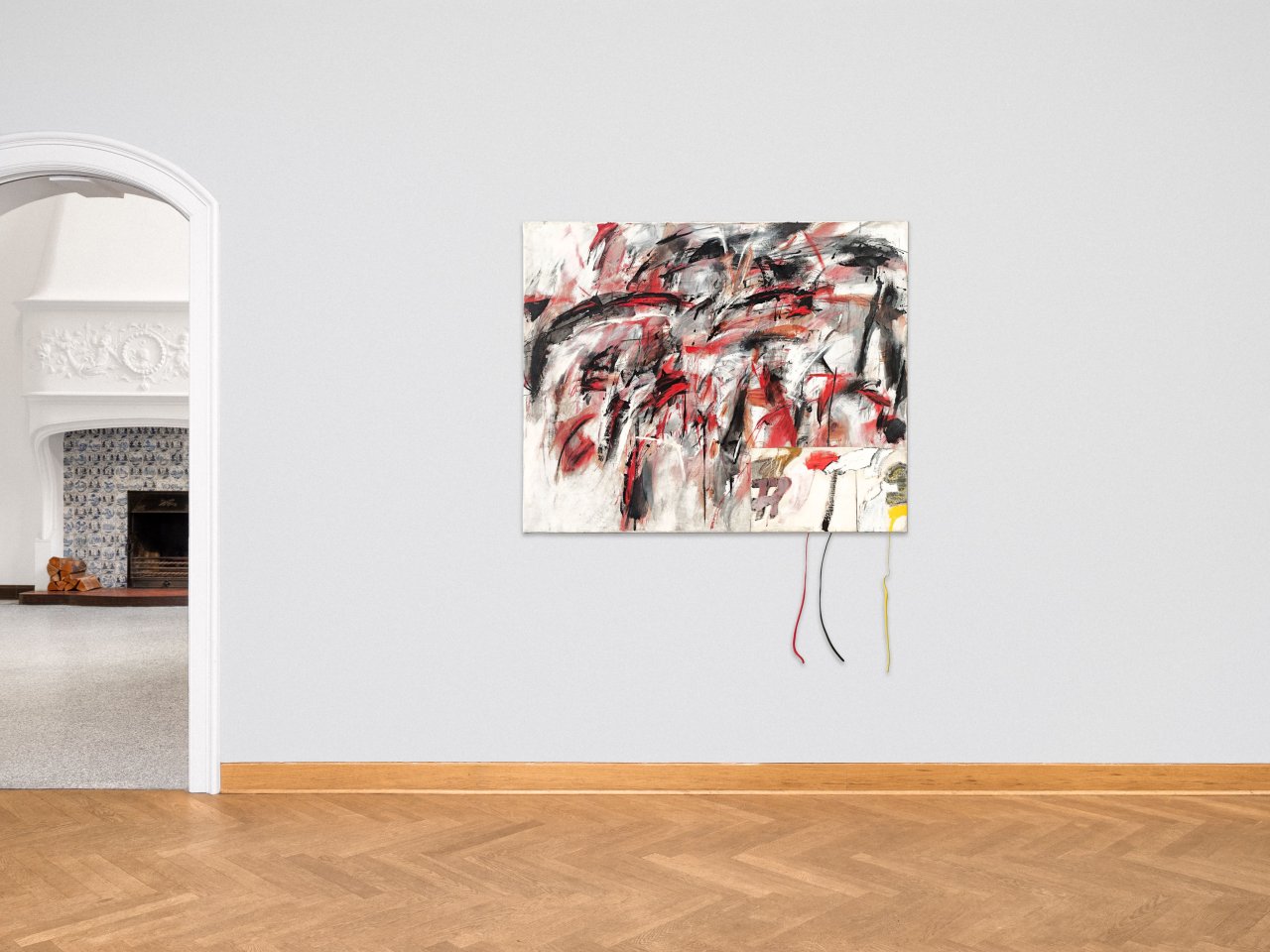 This picture shows the following artwork: Peter Brüning and Gerhard Hoehme. ”Ohne Titel”. Circa 1963 / 1973.