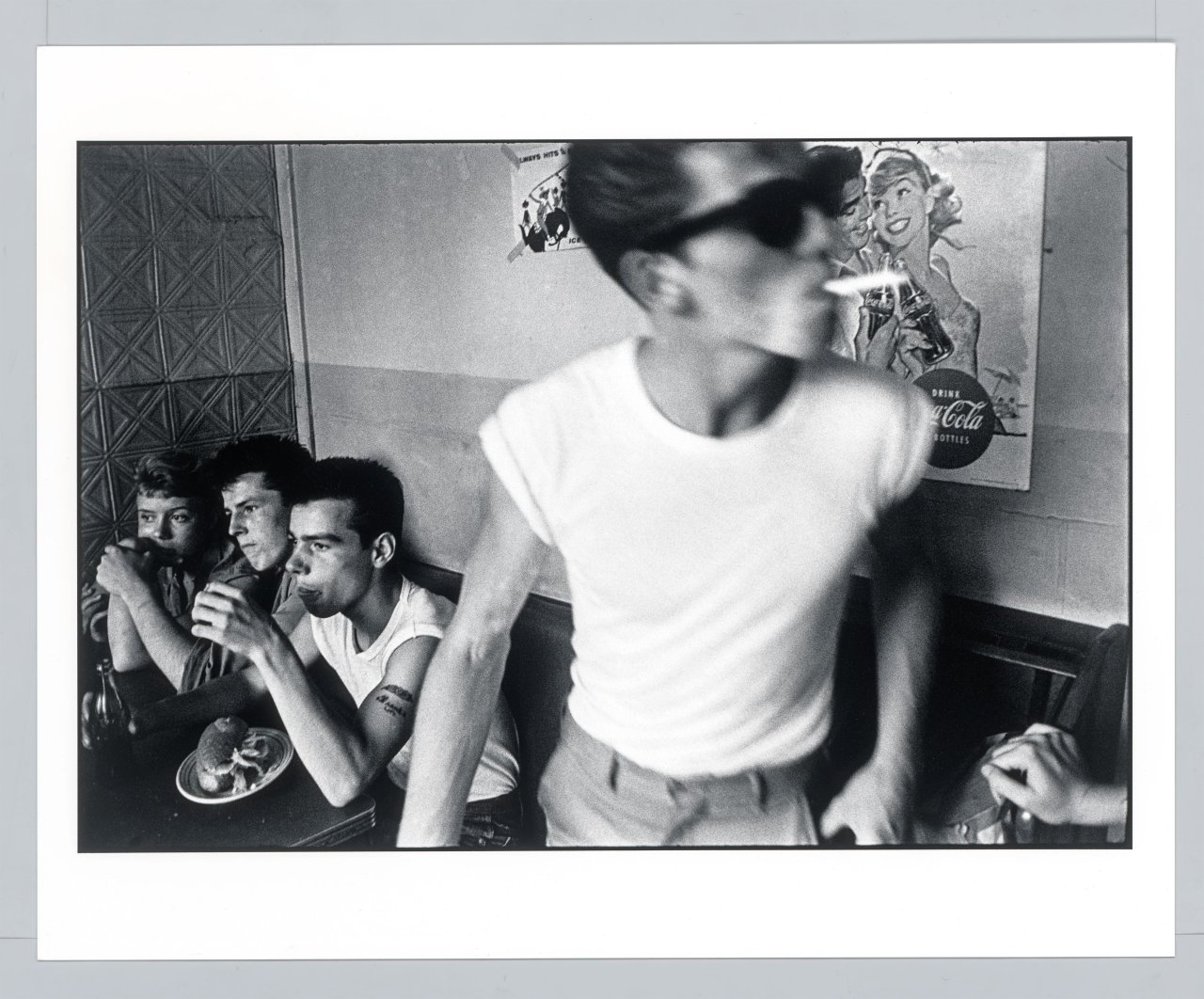 This picture shows the following artwork: Bruce Davidson. New York City, from the series ”Brooklyn Gang”. 1959.