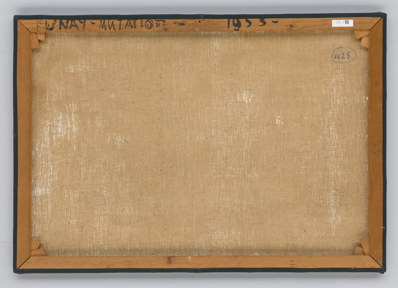 Auf diesem Bild ist das folgende Kunstwerk zu sehen: Ernst Wilhelm Nay. „Mutation“. 1953.