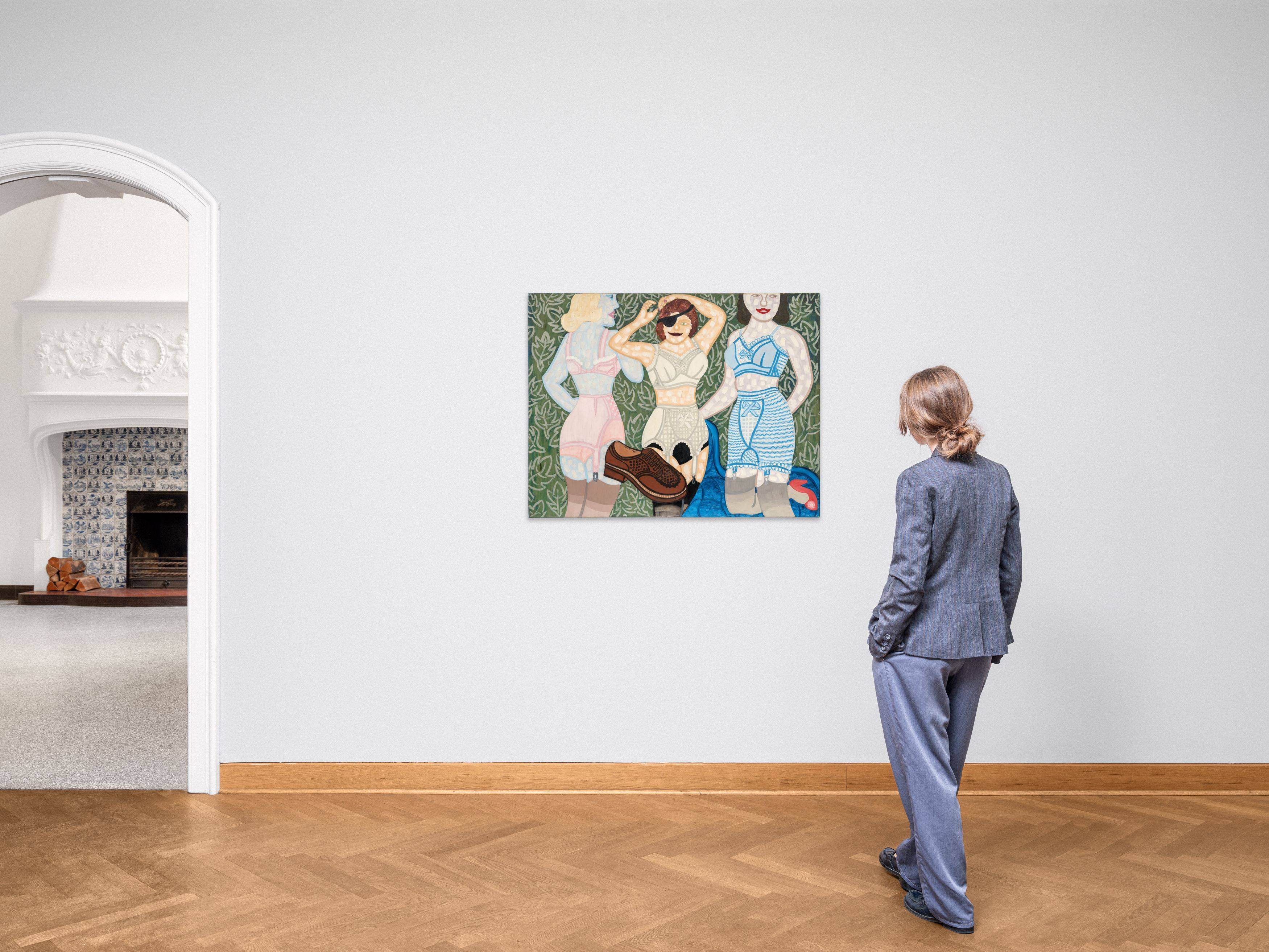 Auf diesem Bild ist das folgende Kunstwerk zu sehen: William N. Copley. Unijambiste. 1953.