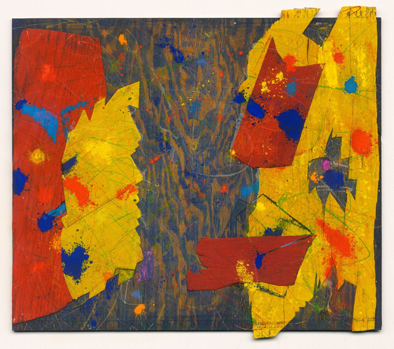 This picture shows the following artwork: Sam Francis. ”Ohne Titel” (Monotype Prototype). 1983.