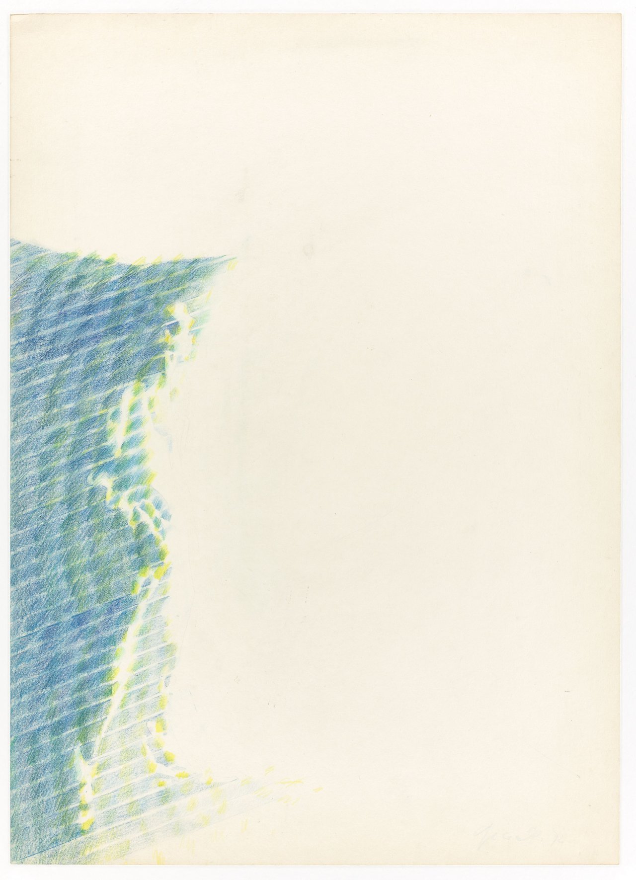 This picture shows the following artwork: Johannes Geccelli. Untitled (walking figure). 1972.