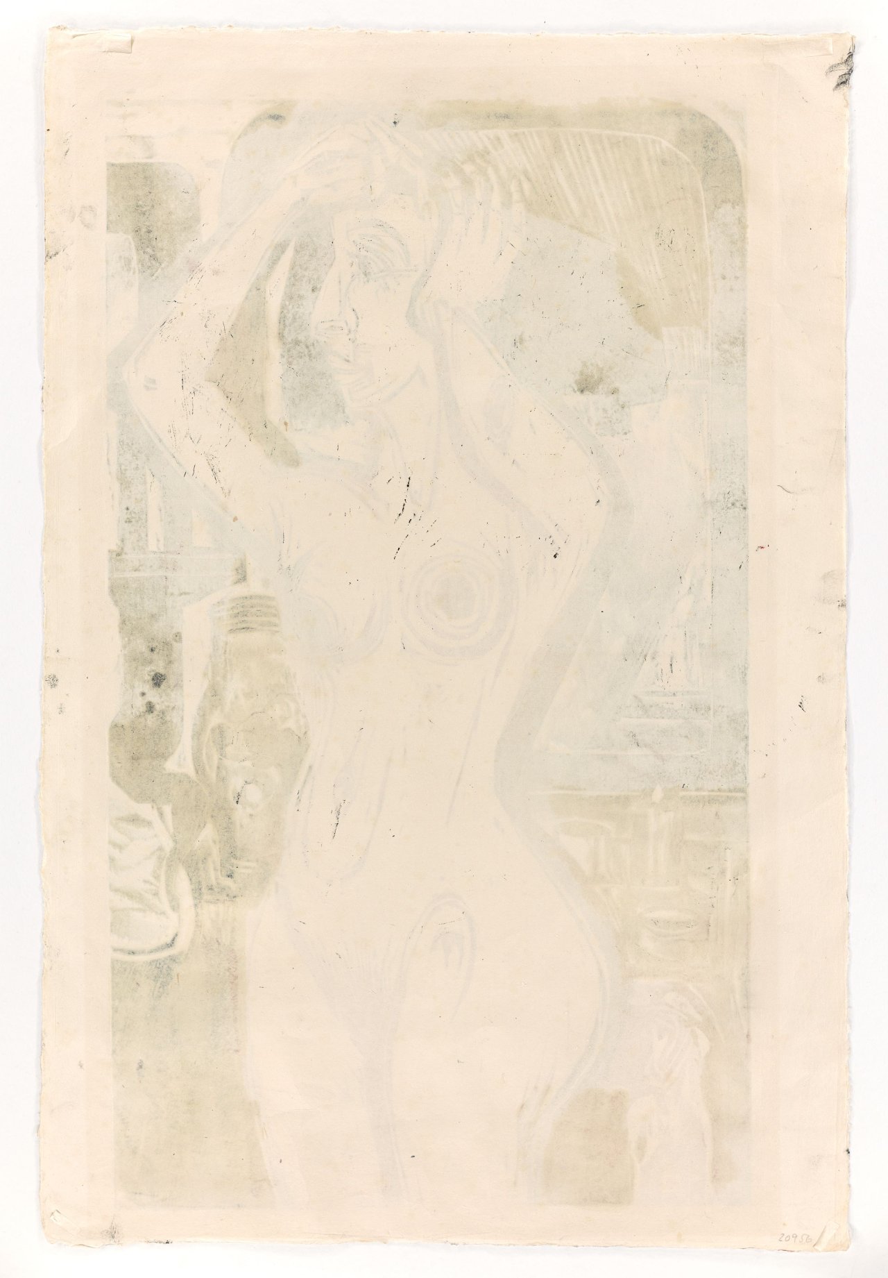 Auf diesem Bild ist das folgende Kunstwerk zu sehen: Ernst Ludwig Kirchner. „Toilette“. 1921.