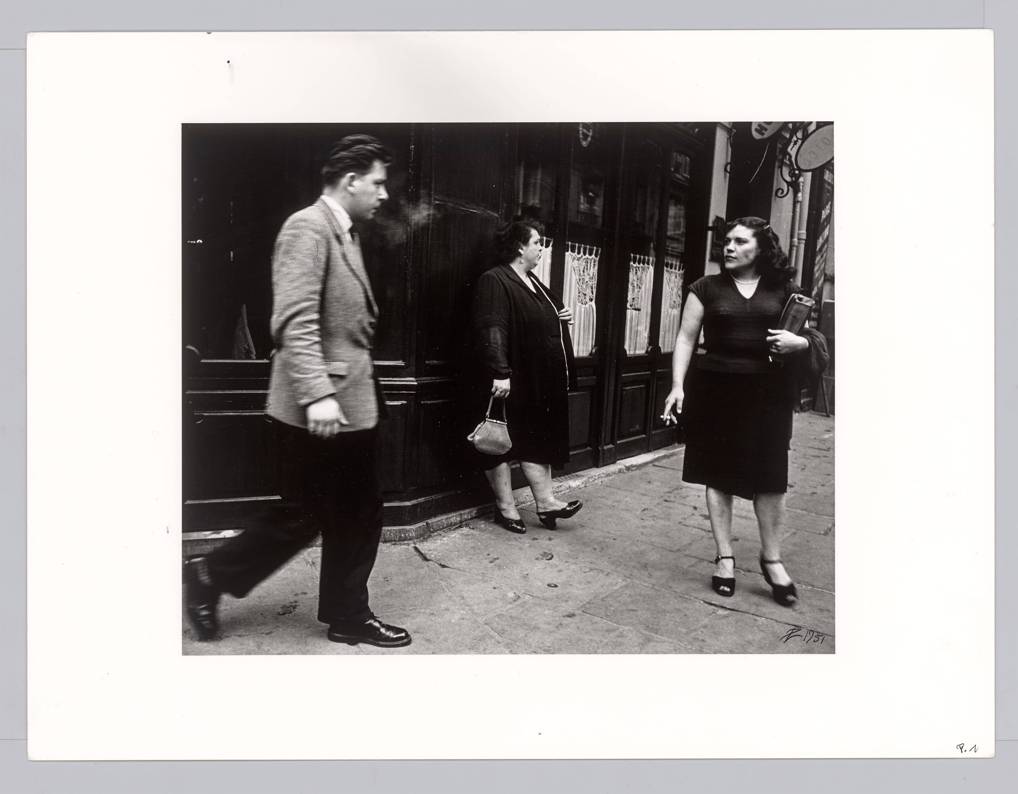 Auf diesem Bild ist das folgende Kunstwerk zu sehen: Lutz Dille. „Paris“. 1951.