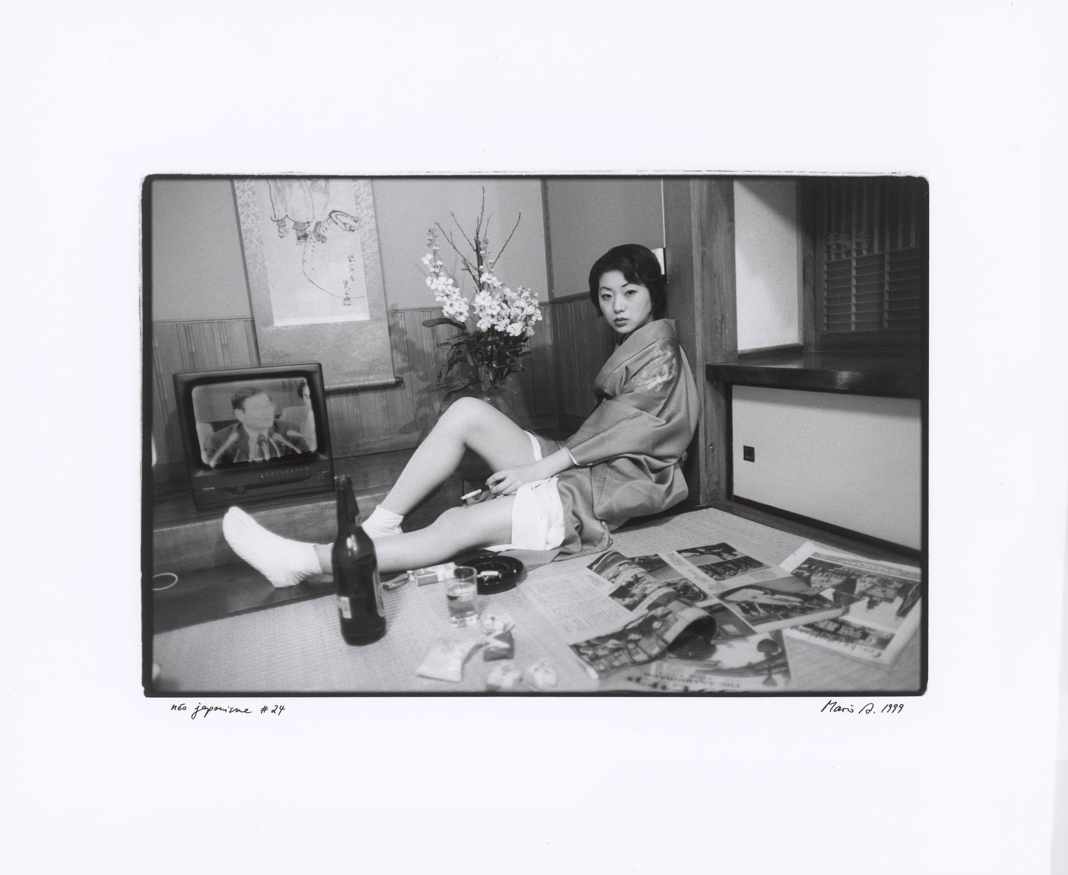 This picture shows the following artwork: Mario A. (i.e. Mario Ambrosius). ”Néo Japonisme # 24