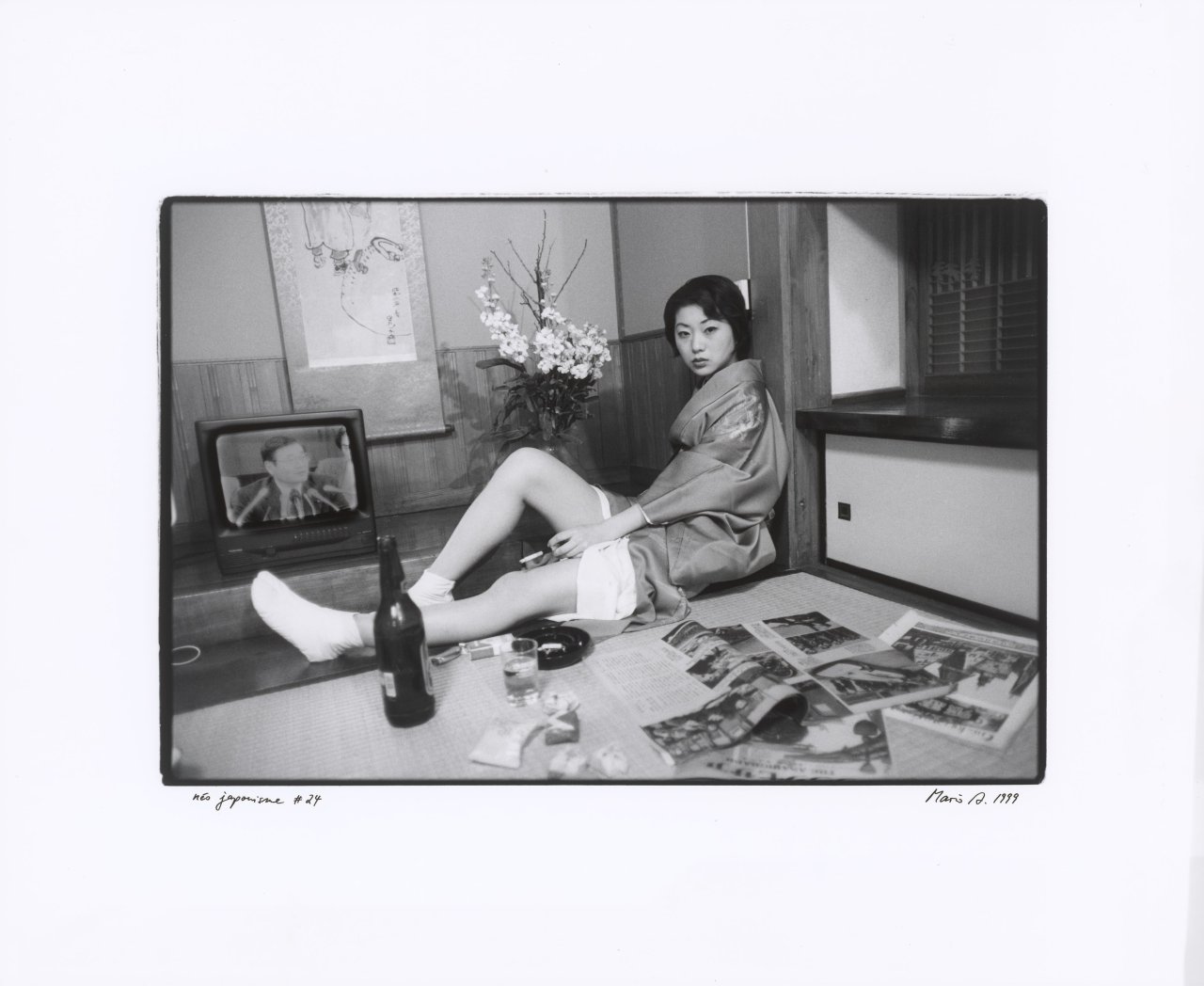 This picture shows the following artwork: Mario A. (i.e. Mario Ambrosius). ”Néo Japonisme # 24